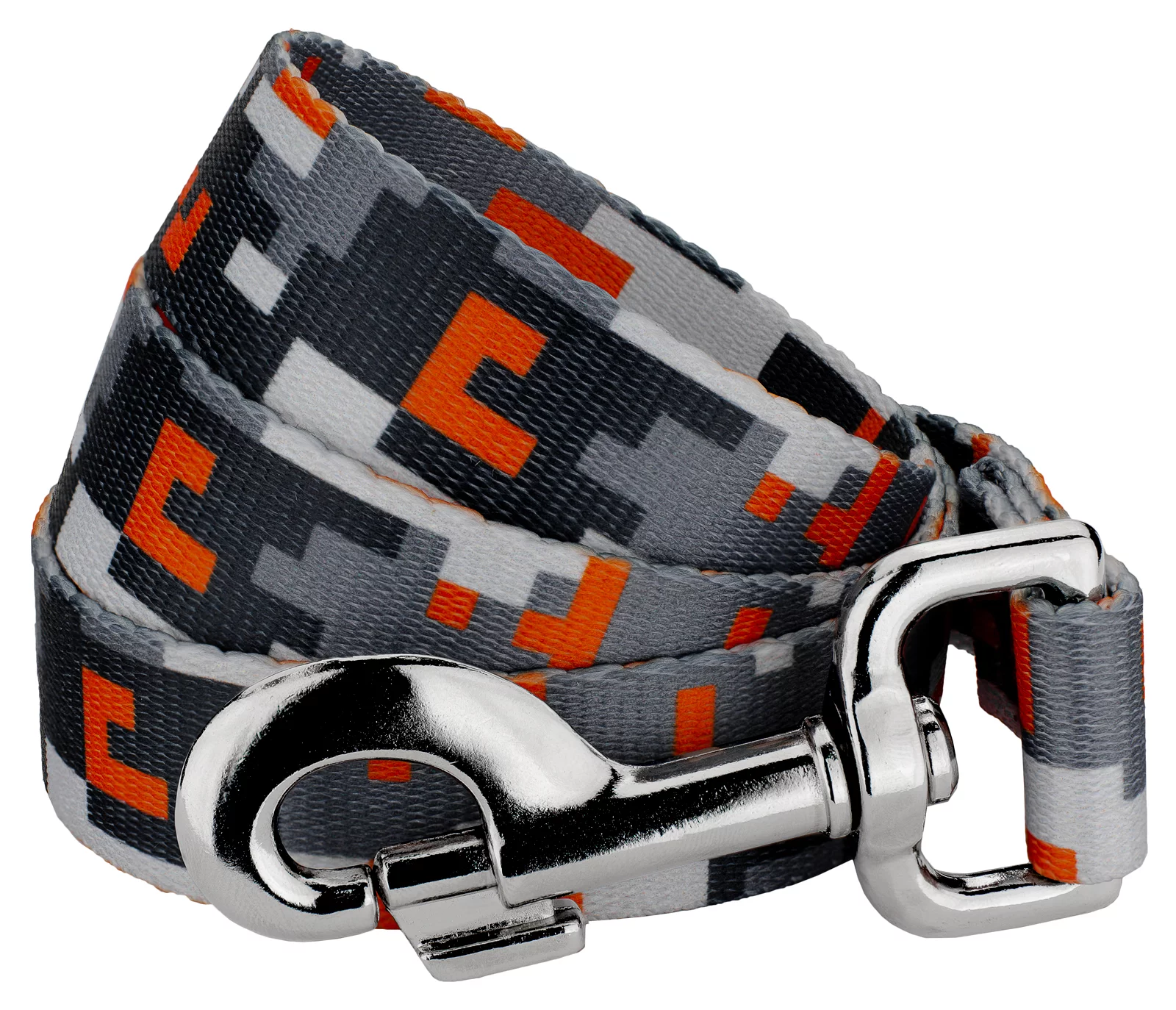 Country Brook Design® 5/8 inch Orange Digital Camo Dog Leash Limited Edition - 6 Foot