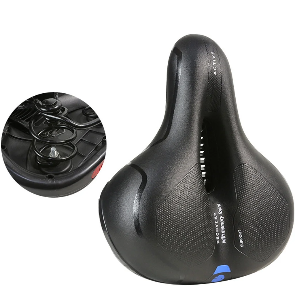 YIWULA Comfortable Road Bike Mountain Bike Seat Thick Cushion Hollow Bicycle Saddle