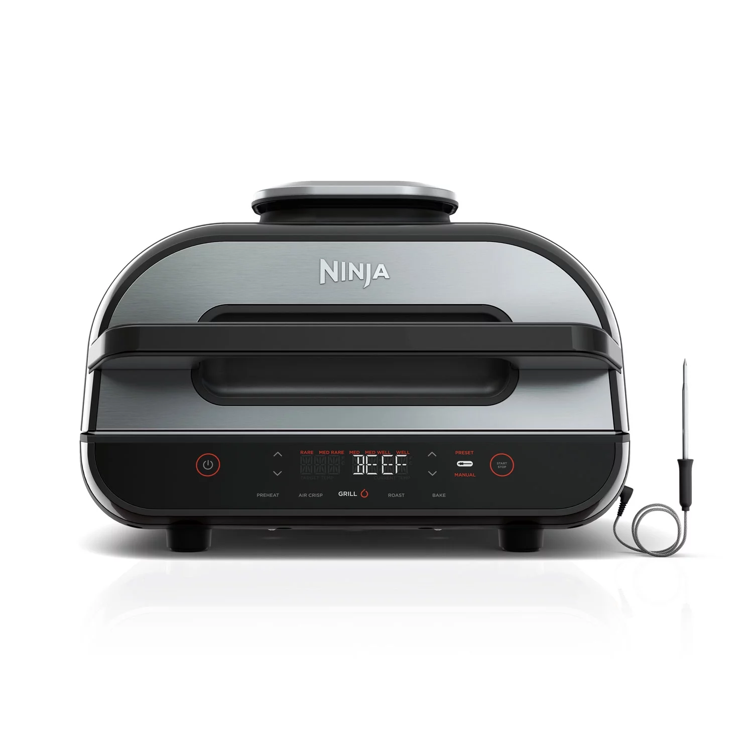Restored Ninja Foodi Smart XL 4in1 Indoor Grill Air Fryer (Refurbished)