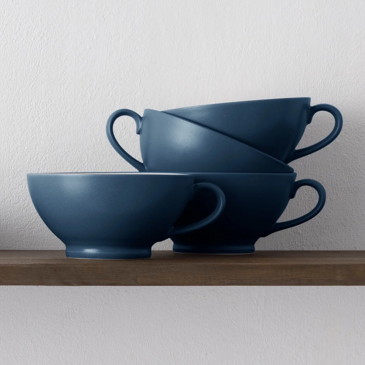 Noritake Colorwave Blue Set of 4 Handled Bowls