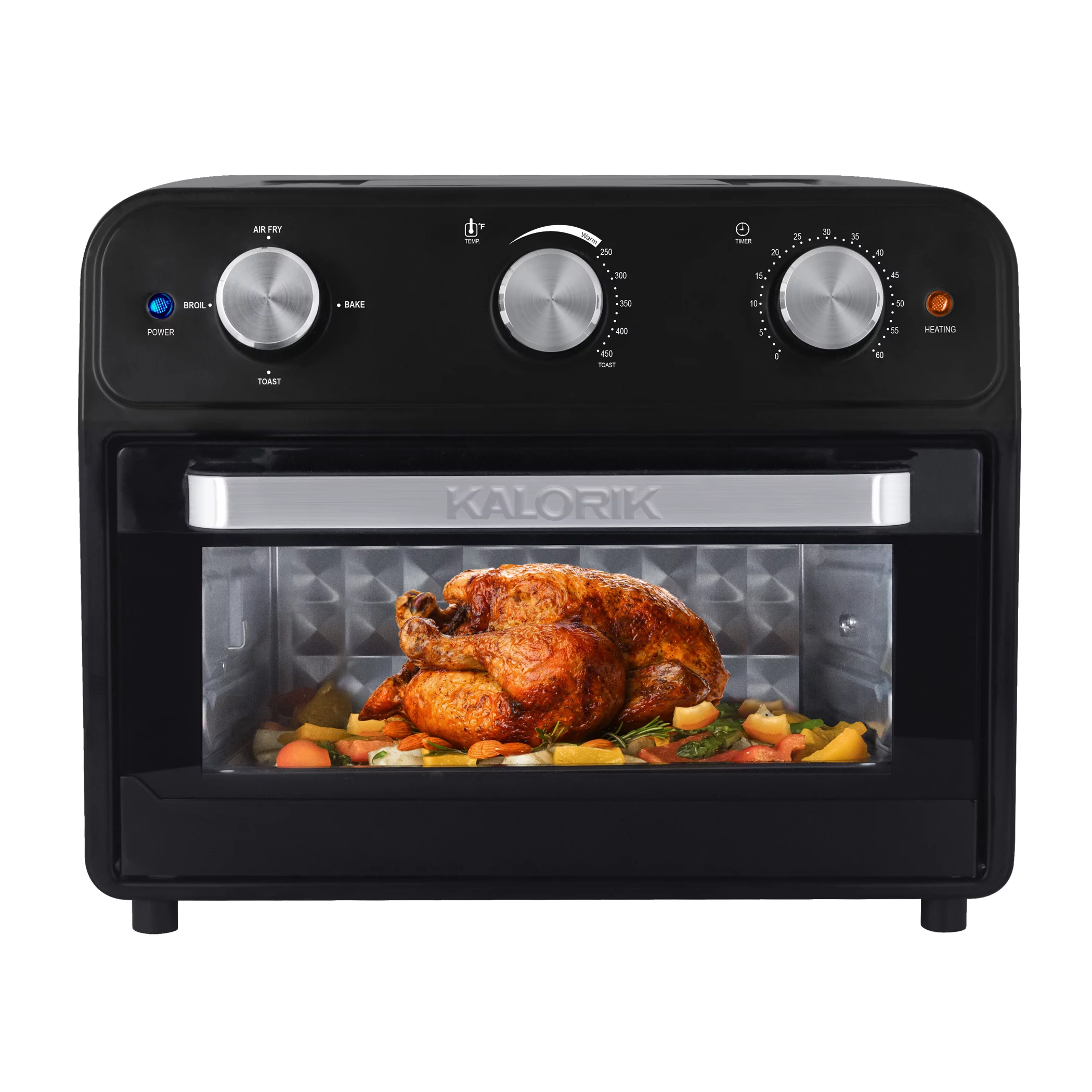 Kalorik Air Fryer Toaster Oven AFO 46129, Black