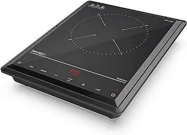 Hermitlux Induction Cooktop, 1800W Fast Heating Portable Hot Plate, 9 Power Levels Induction Burner with Easy Clean Glass, Sensor Touch & Child Lock