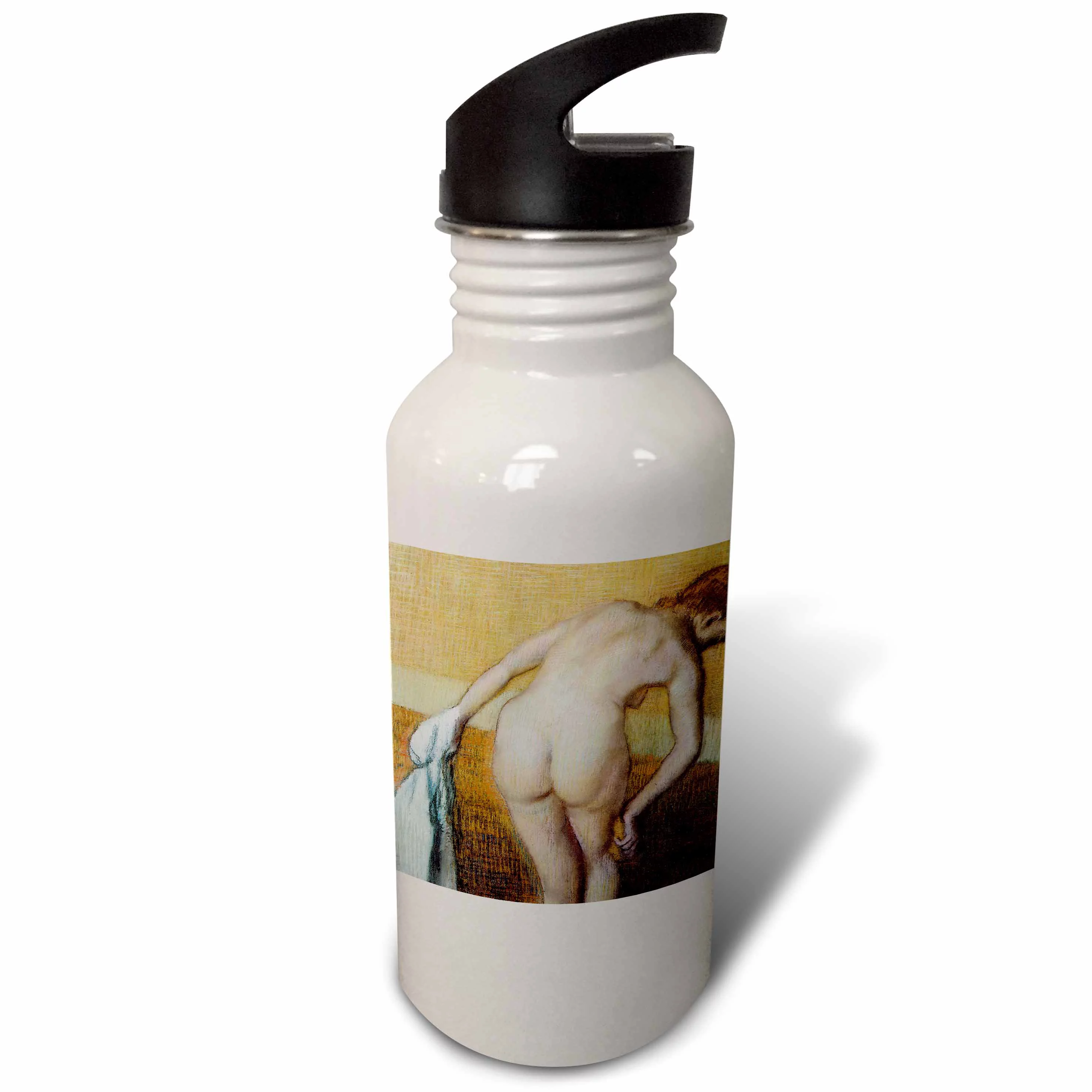 Woman Having a Bath by Edgar Degas 21 oz Sports Water Bottle wb-127975-1