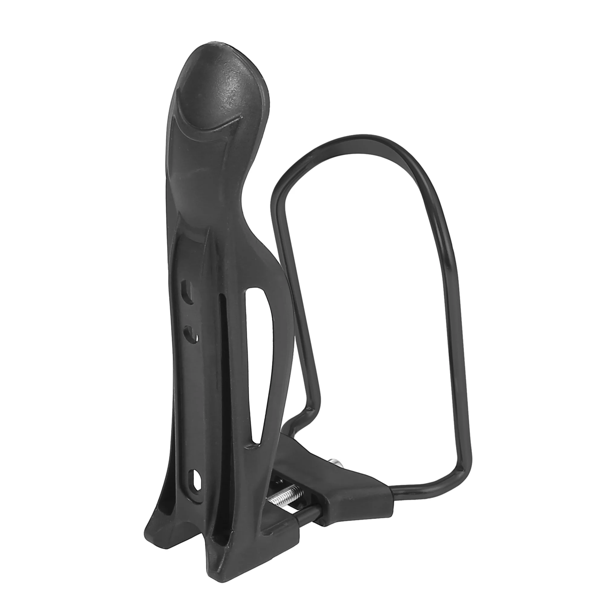 2pcs Adjustable Bicycle Water Drink Bottle Holder Cages Carrier Rack Aluminum Alloy Black