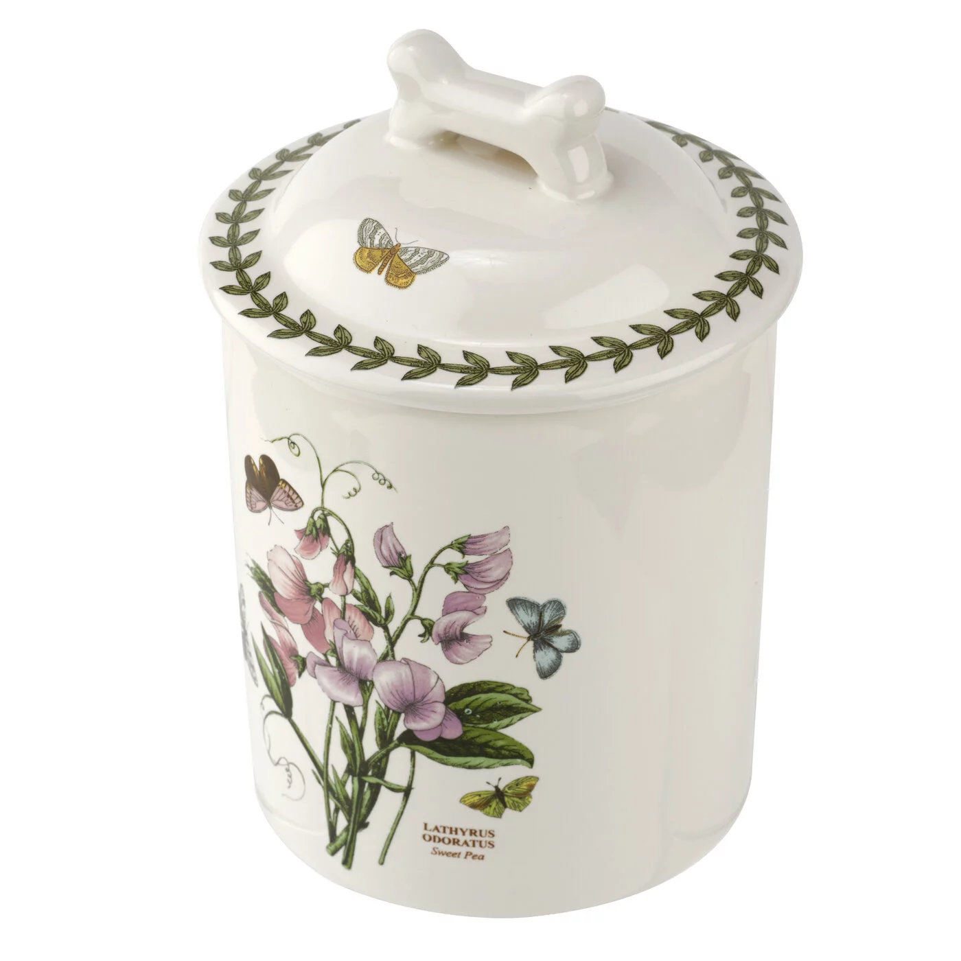 Portmeirion Botanic Garden 7 Inch Treat Jar (Sweet Pea)