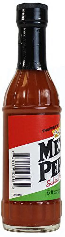 Trappey's Mexi-pep Hot Sauce, 6-Ounce Bottle (Pack of 4)