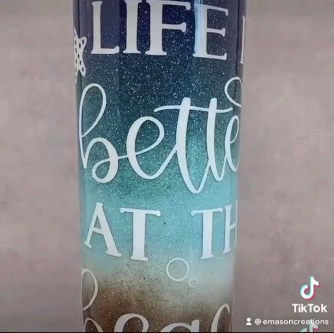 Glitter Heart Co. - High Quality Polyester Glitter - Bottle Set - Beach Set