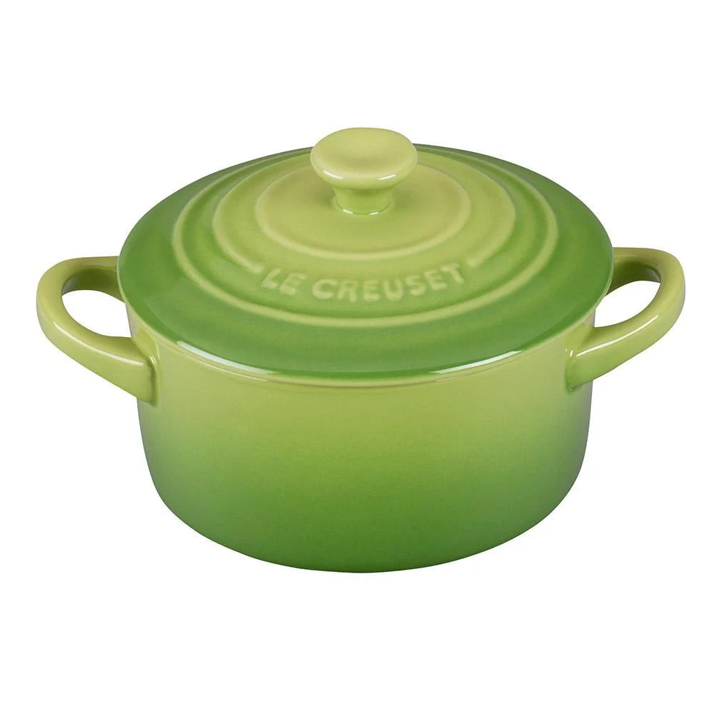 Le Creuset Stoneware Mini Round Cocotte, 8 oz., Palm