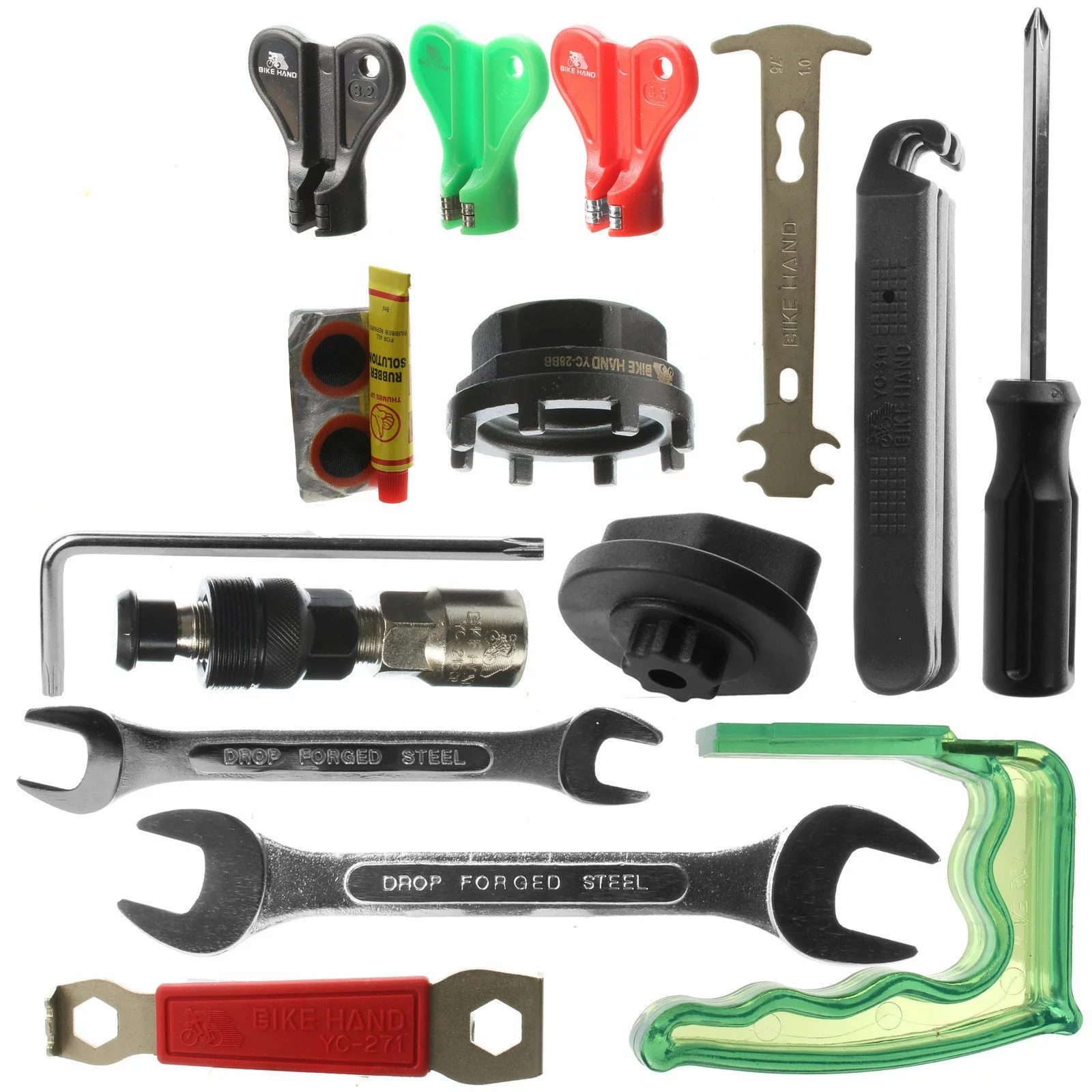BIKEHAND Complete 37 Piece Bike Bicycle Repair Tools Tool Kit Set