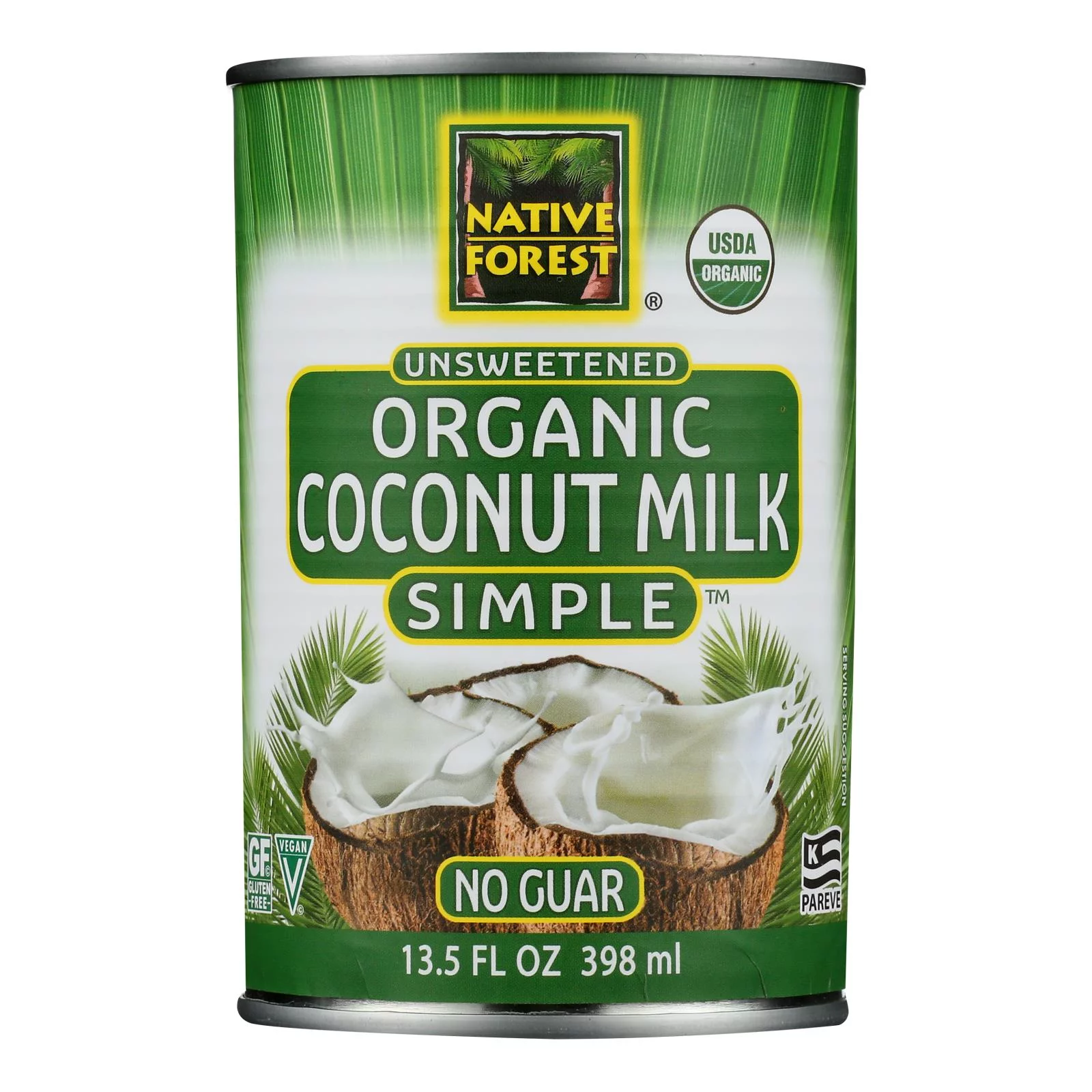 Native Forest Organic Coconut Milk - Pure and Simple - Case of 12 - 13.5 fl oz