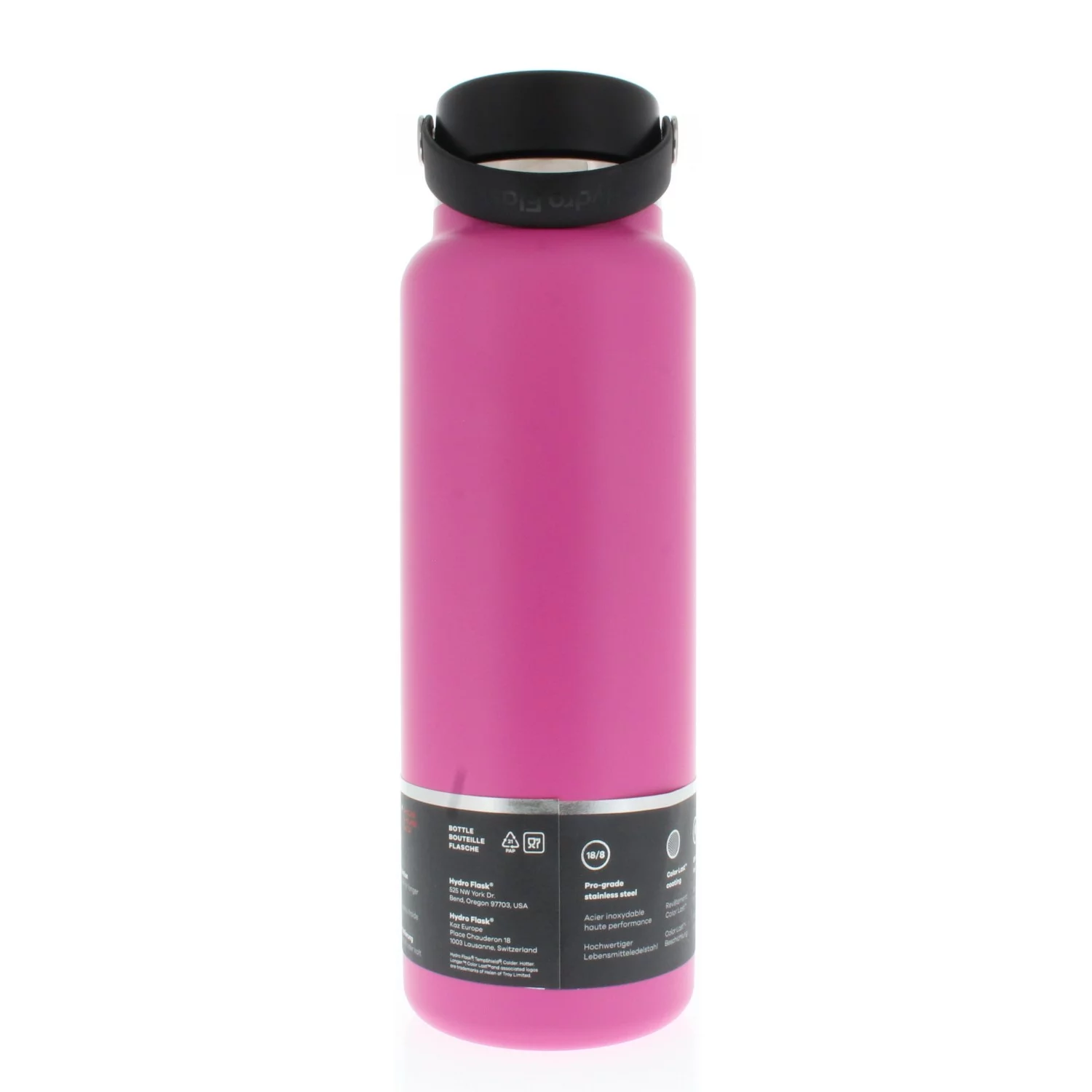Hydro Flask Wide Mouth Water Bottle with Flex Cap 40oz/1.18 Liter