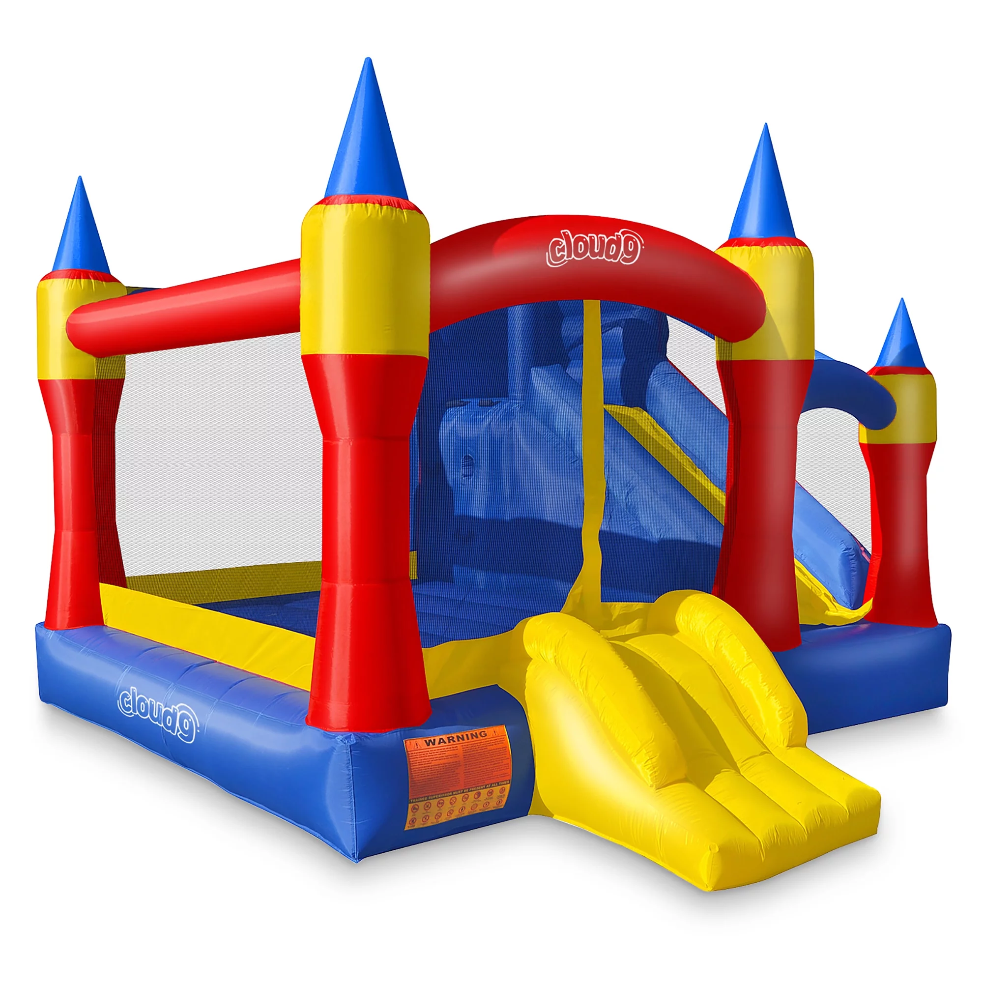 Cloud 9 Royal Slide Bounce House with Blower
