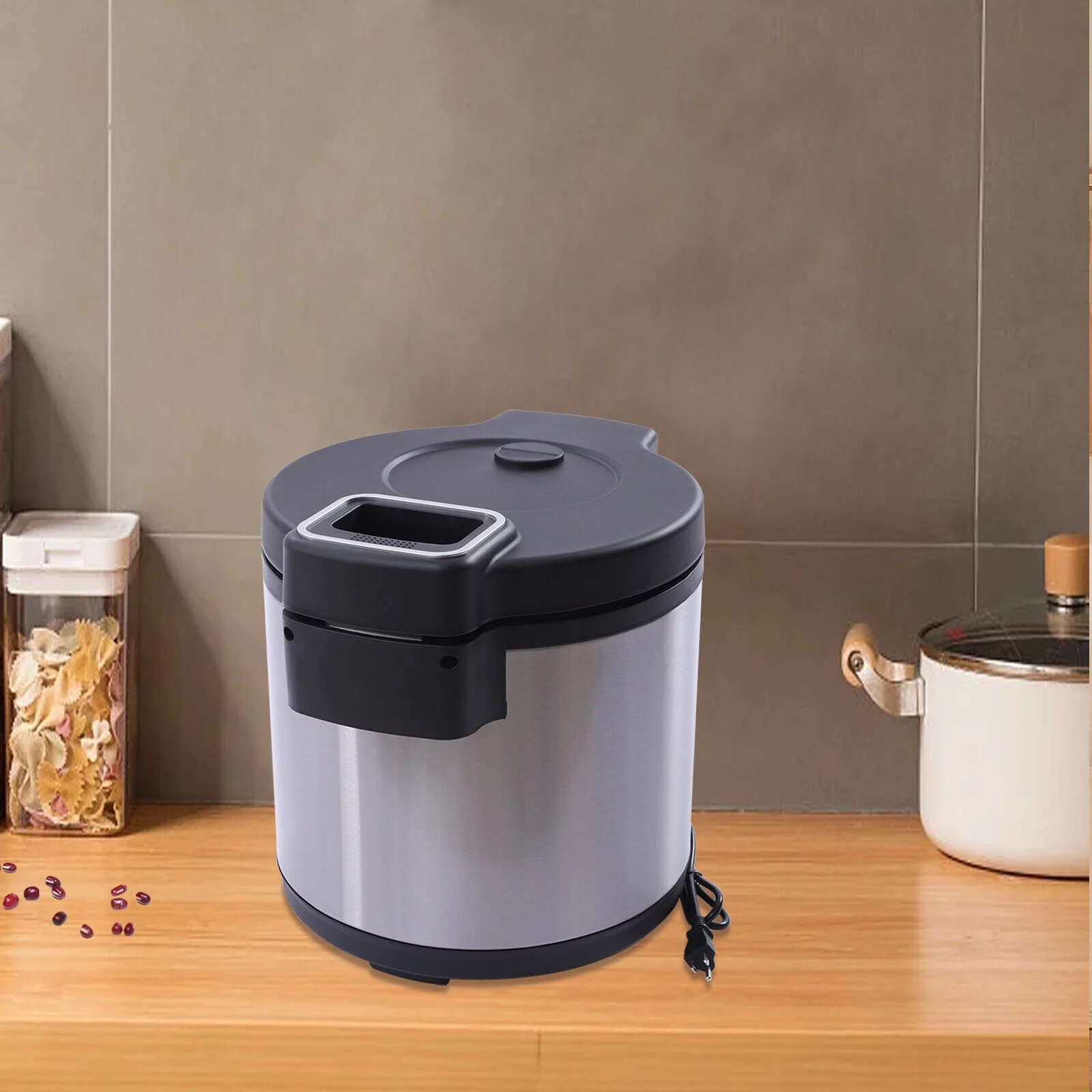 Fichiouy 20QT Commercial Non-stick Inner Pot Pro Electric Rice Warmer Heater with Adjustable Temperature110W