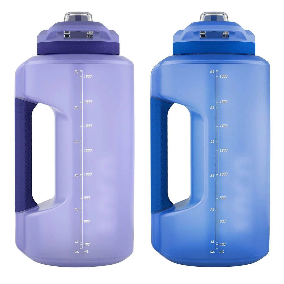 Zulu Goals 2 Half Gallon Water Bottles 1893 ml/64 oz.