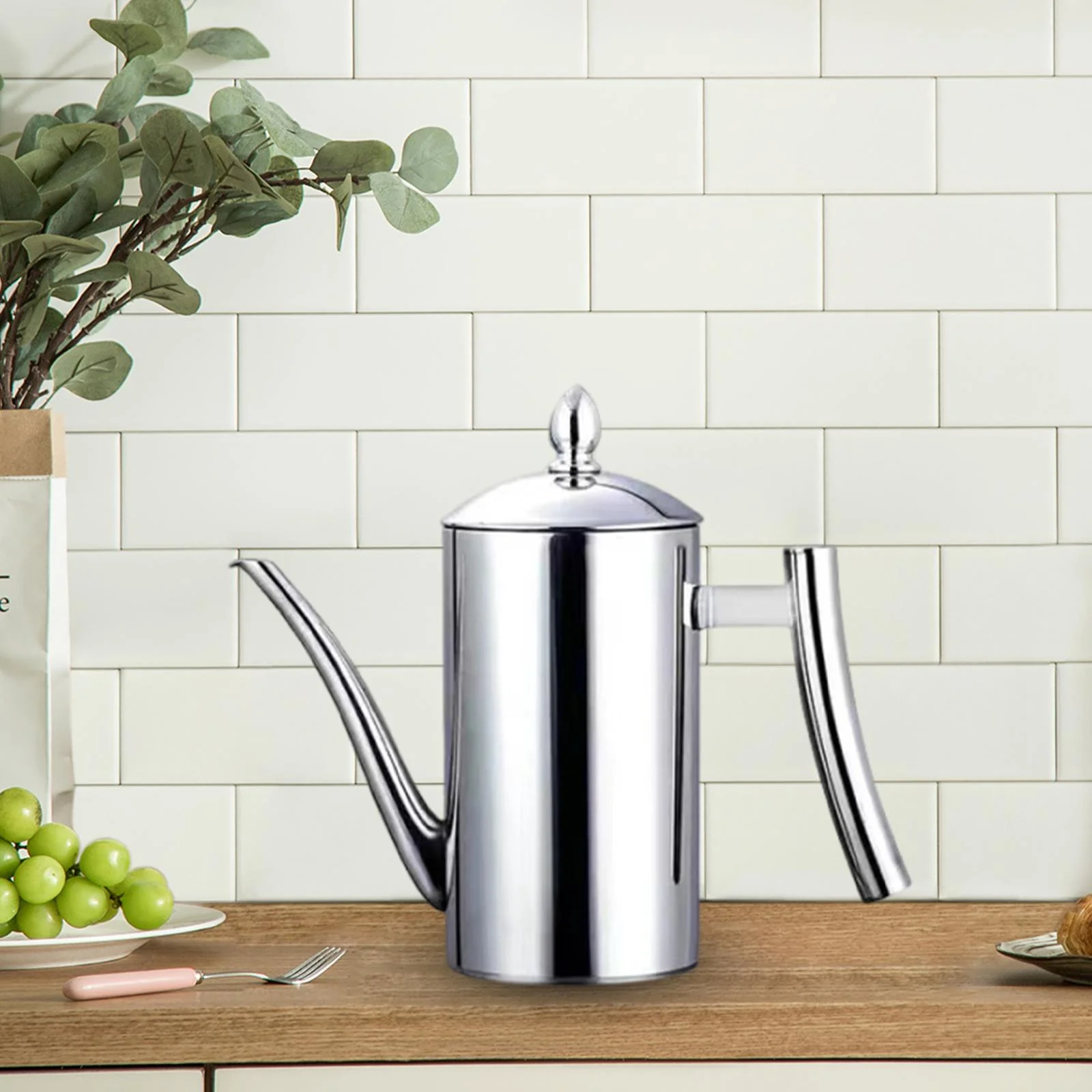 kowaku Tea Kettle Teapot Water Milk Warmer Steel Restaurant Thick Oil and s Dispenser Coffee Kettle Water Kettle Boiling Water 500ml