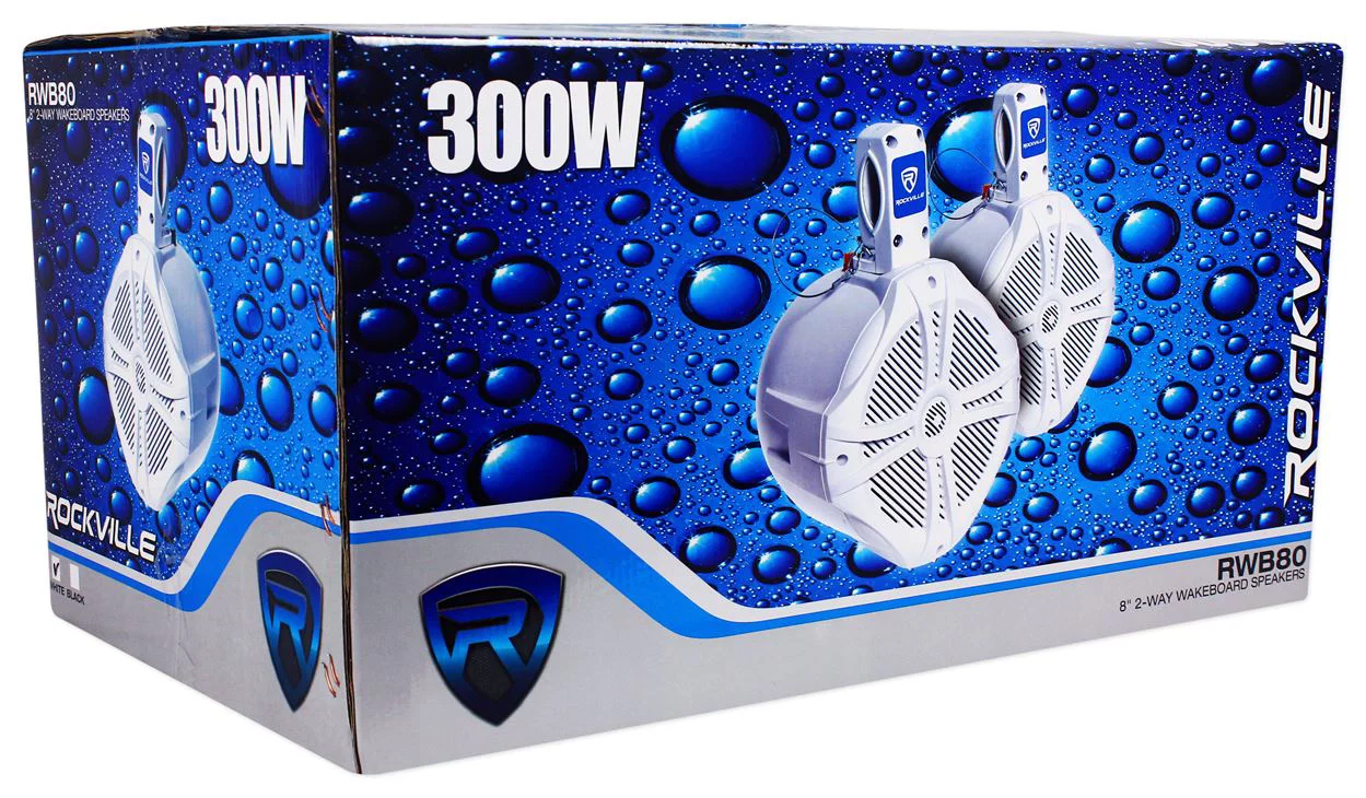 (2) Rockville RWB80W 8