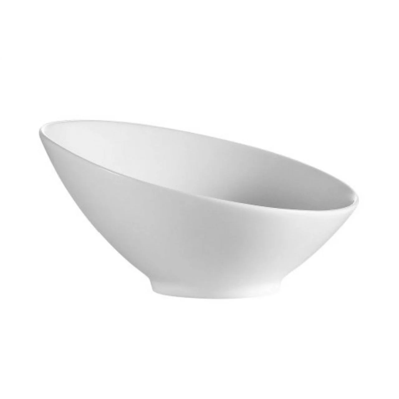 cac china sher-b9 sheer 9-inch 26-ounce bone white porcelain salad bowl, box of 12