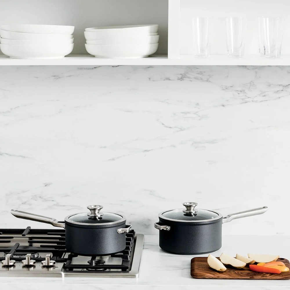 Premium Nest System 4-Piece Cookware Set - Gray