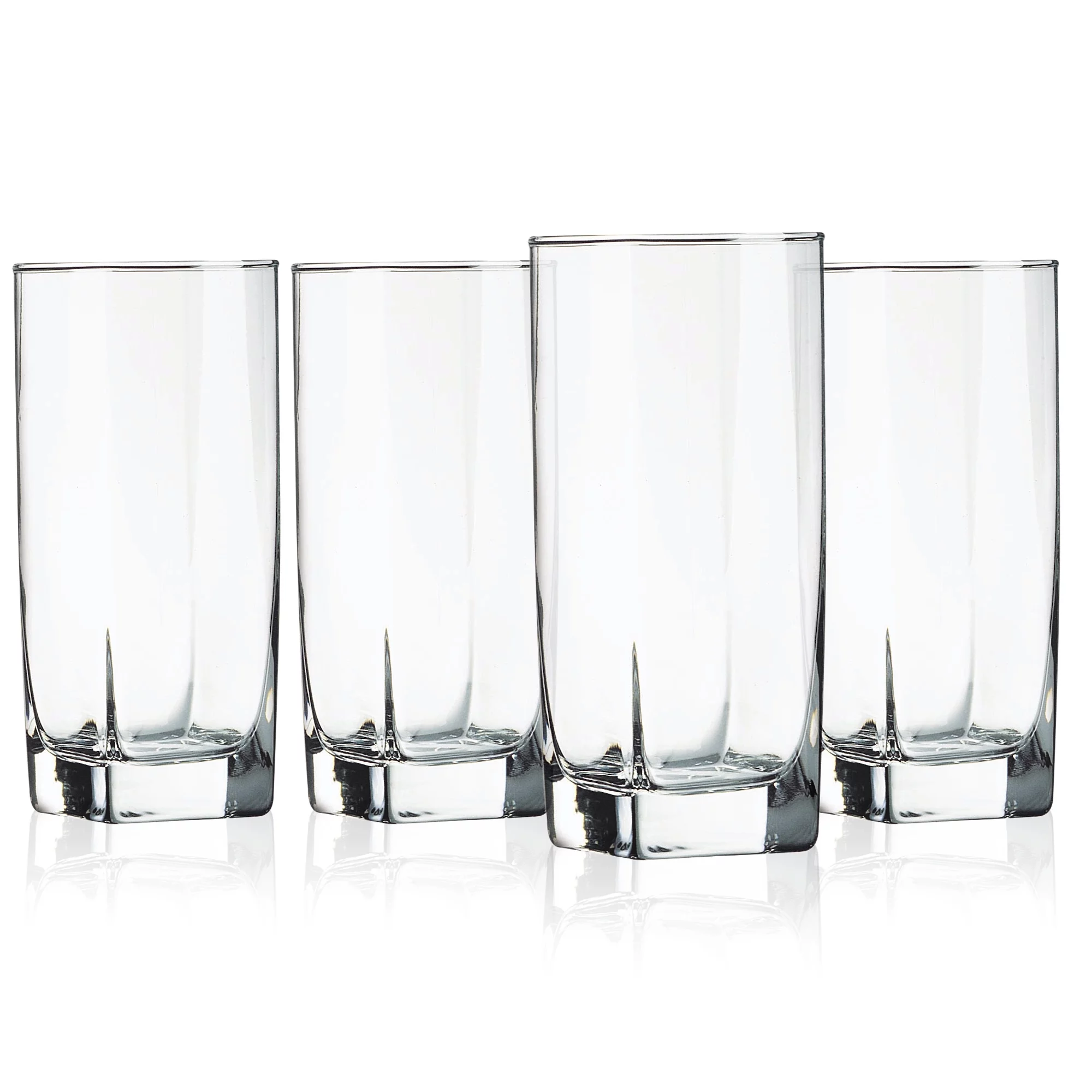 Luminarc 16 oz. Sterling Clear Cooler 4 Pieces Glassware Set