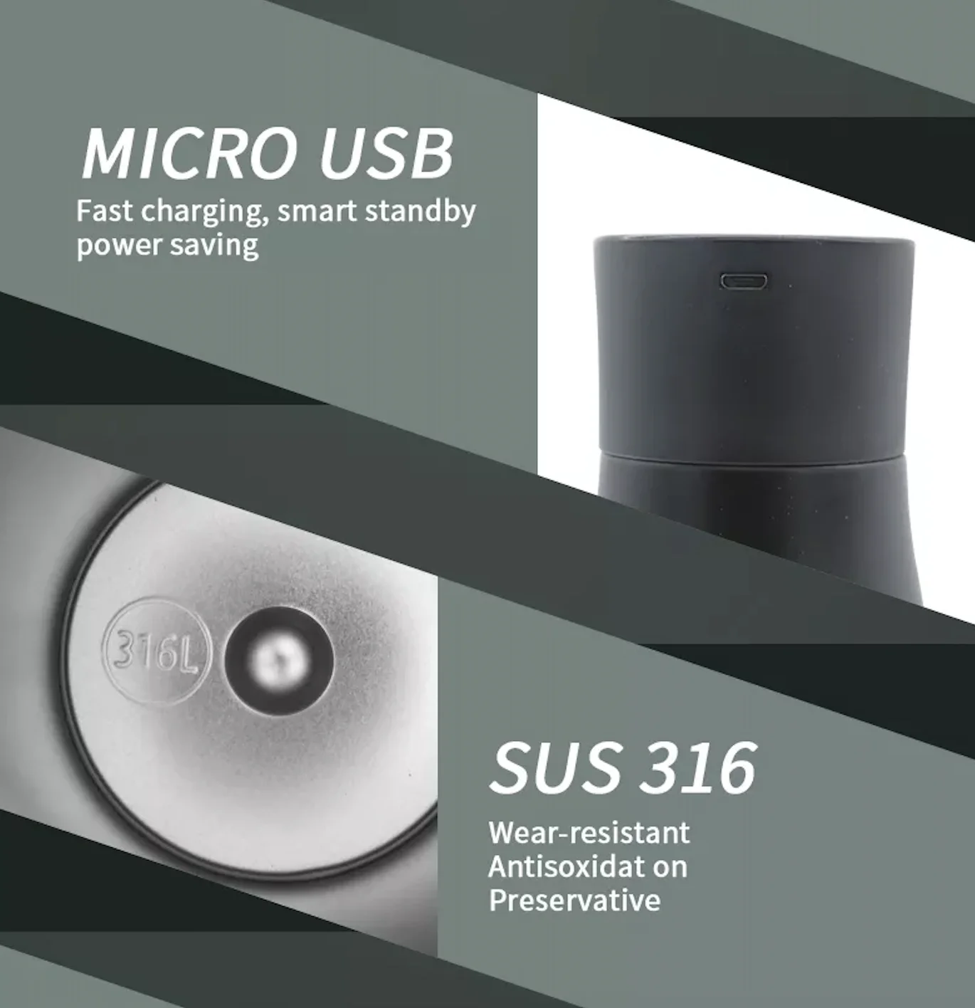 Guaranteed High Powered UV Activated Bottles with advanced safety lock. 500ml / 17oz