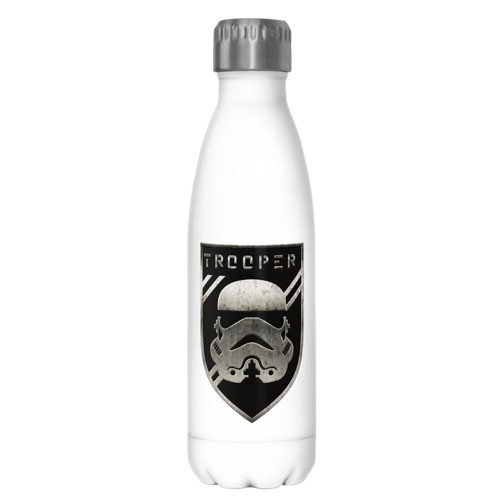 Star Wars Trooper Badge  Stainless Steel Water Bottle White 17 oz.