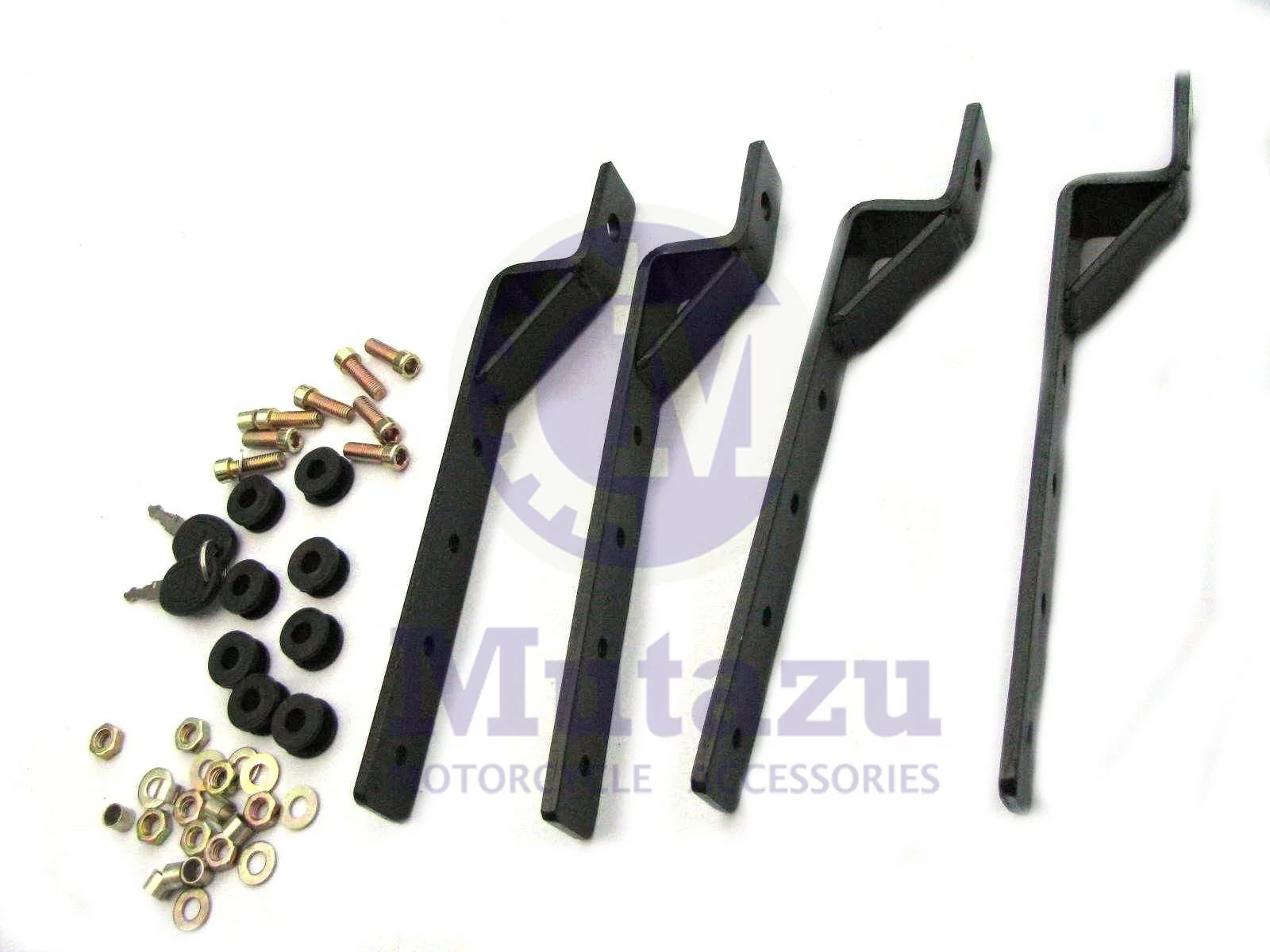 Mutazu Cobalt Blue HL Hard Saddlebag fits SABRE VTX VALKYRIE SPIRIT MAGNA AERO HONDA