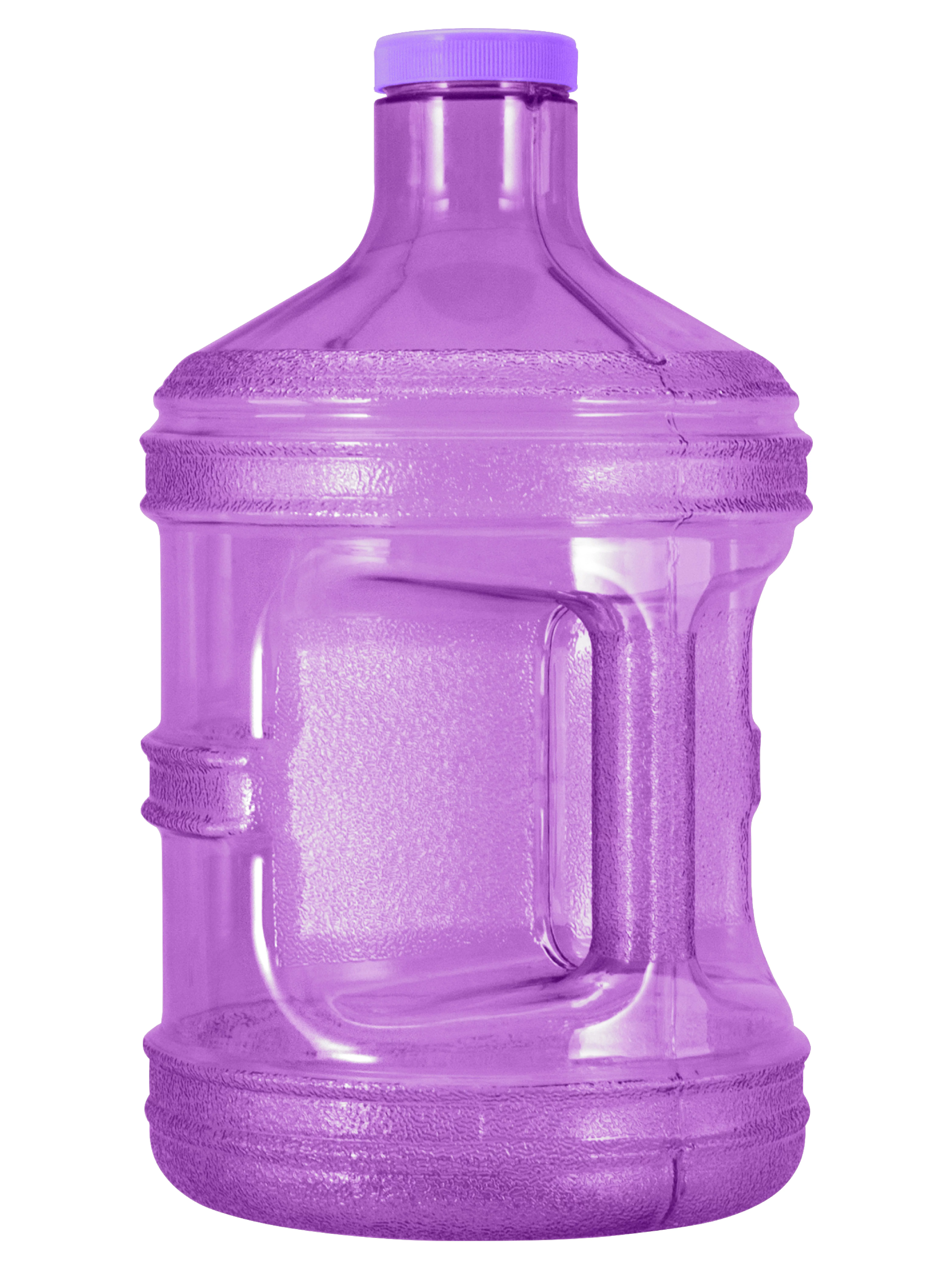 Geo sports bottles 1 gal Purple Plastic Water Plastic Bottle, Sports Bottle, with Stainless Steel Screw Cap