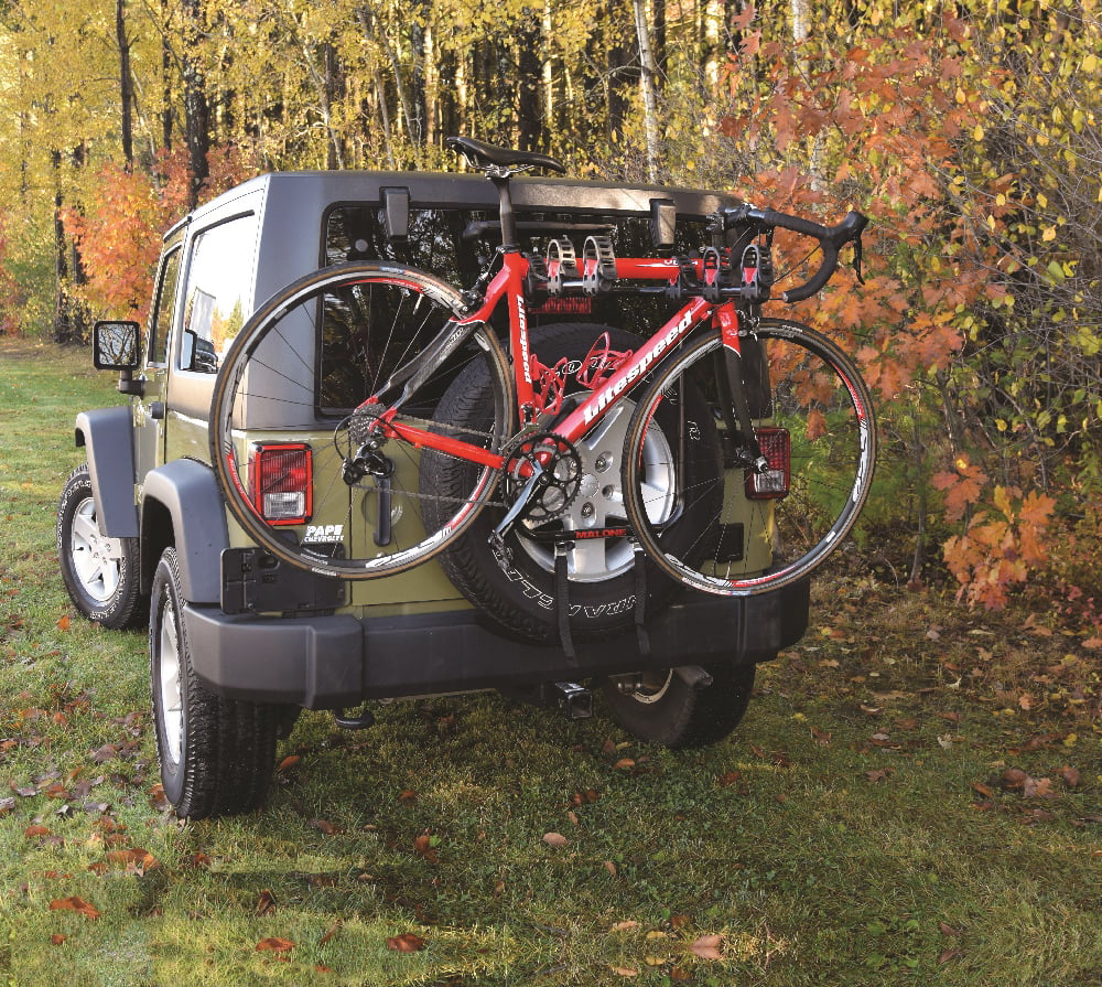 Malone Auto Racks Runway™ Spare T3 - Spare Tire Mount 3 Bike Carrier