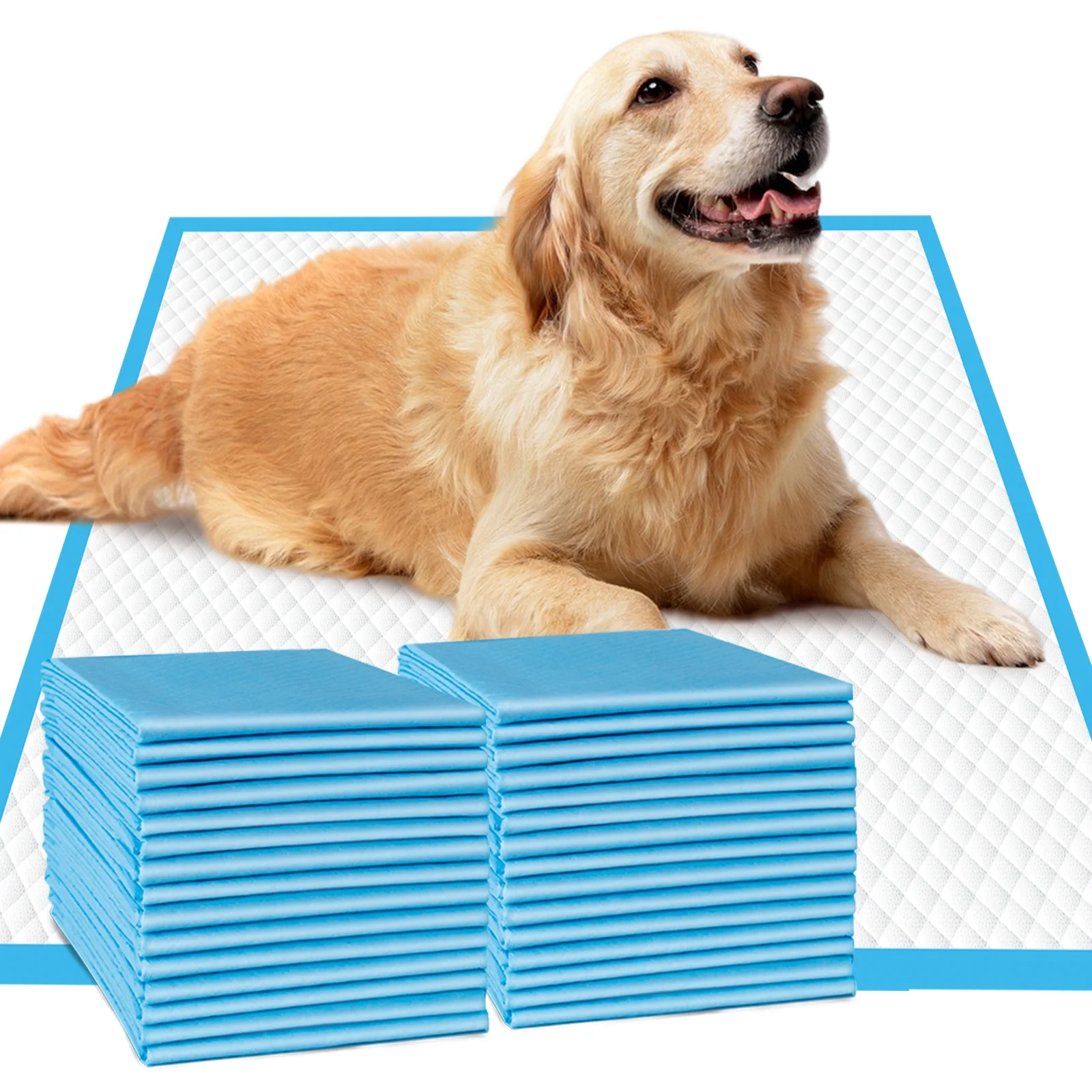IMMCUTE XL Dog Pee Pads,28’’x34’’,40ct,Extra Large Puppy Training Pads,Super Absorbent & Leak-Proof Disposable Doggy Pads,6 Layers Protection for Doggies