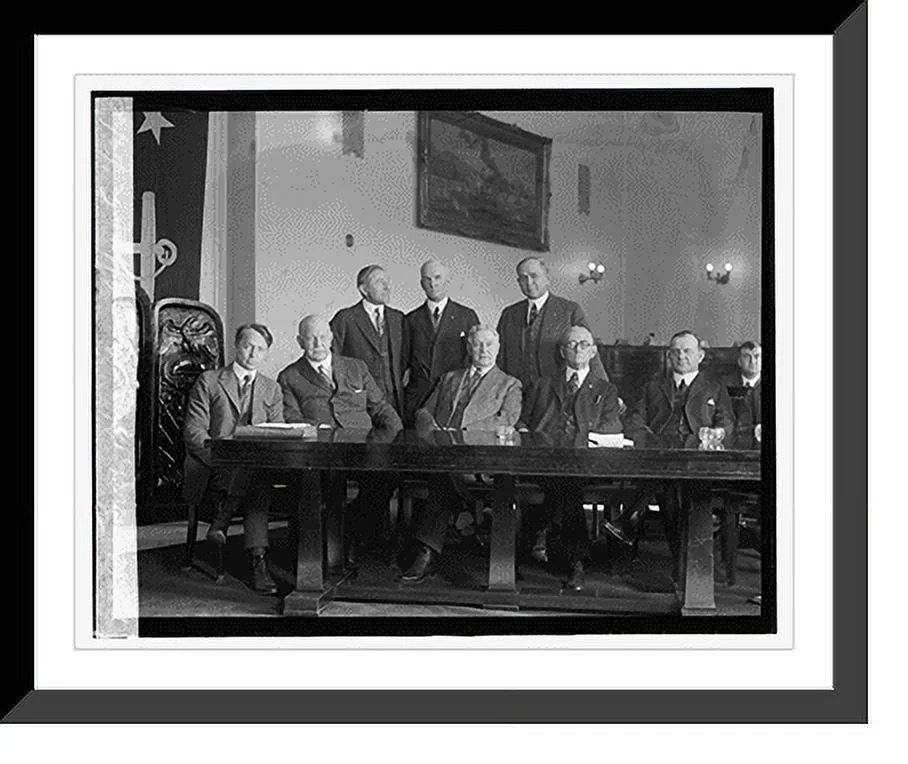 Historic Framed Print, Denby & House Naval Affairs Co., 1/19/24 - 2, 17-7/8