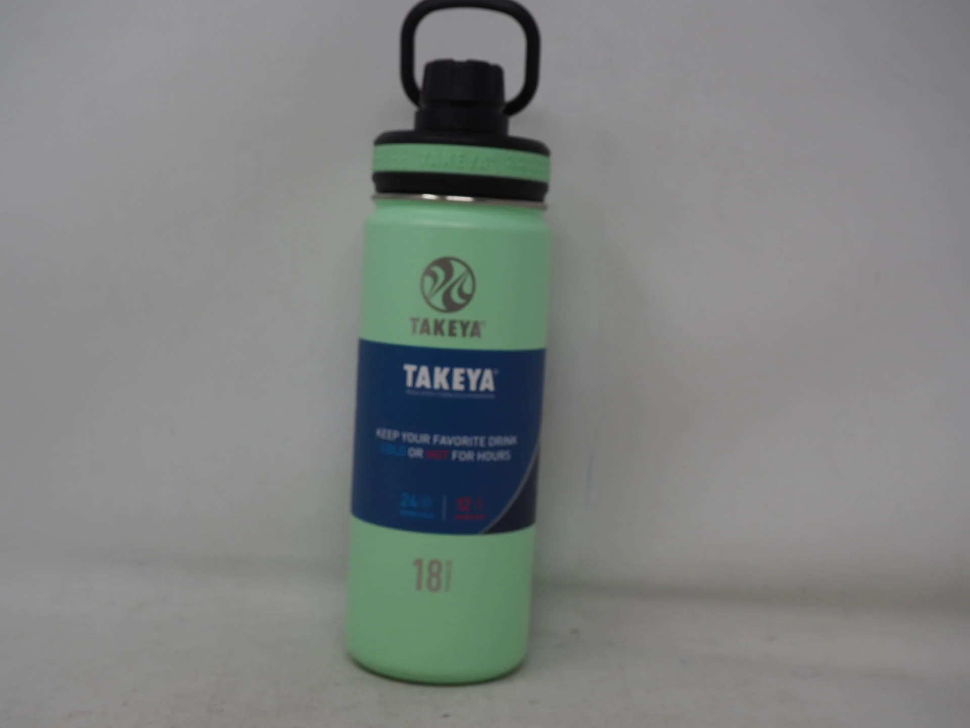 Takeya 18 Oz. Stainless Tumbler, In Mint, W/ Handle, Sip Lid, Bn, Free Shipping