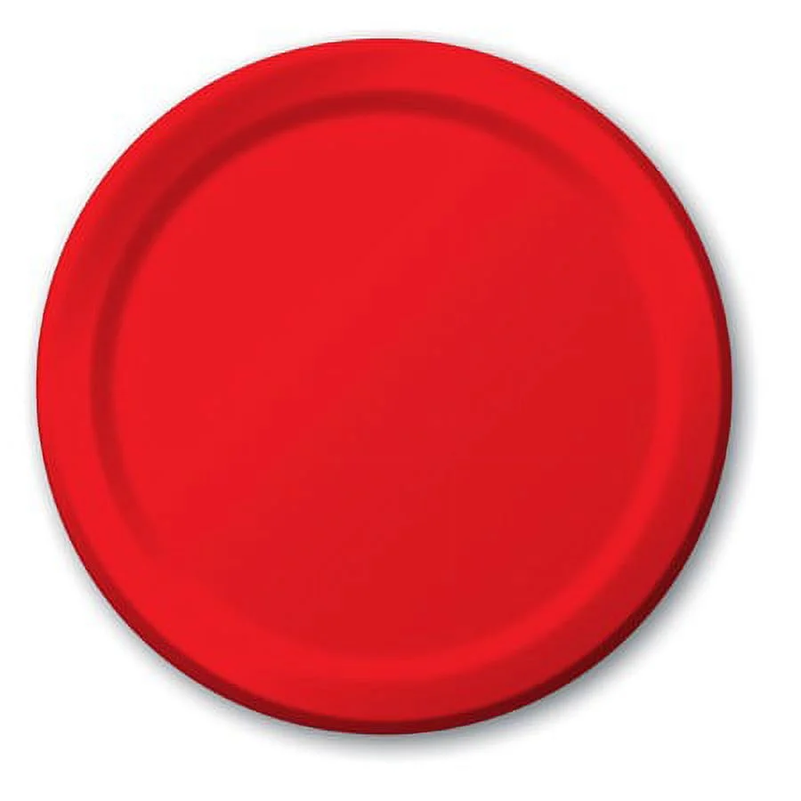 Party Central Club Pack of 240 Classic Red Paper Party Banquet Dinner Plates 10.25