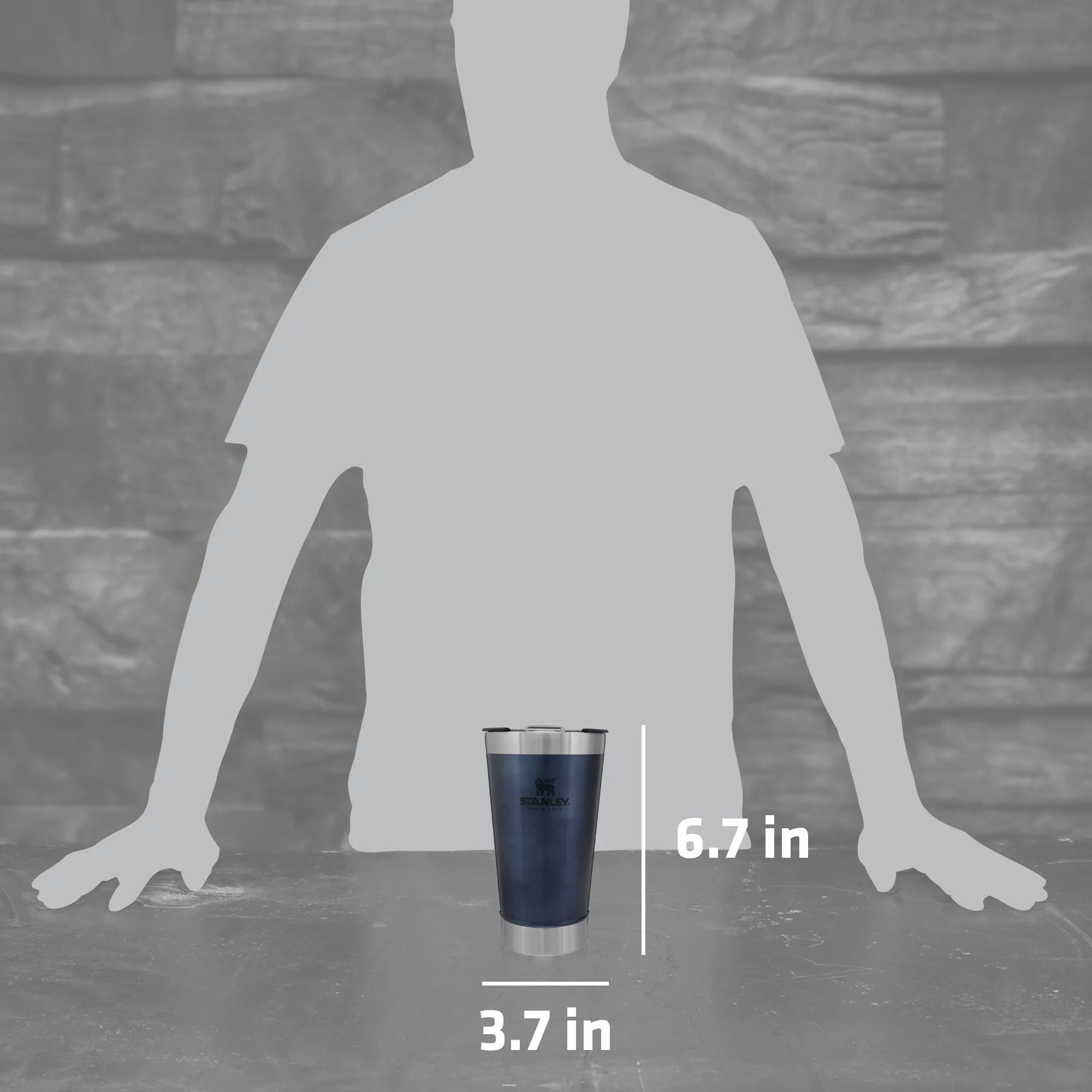 Stanley Classic 16 oz. Vacuum Stainless Steel Pint Glass - Nightfall