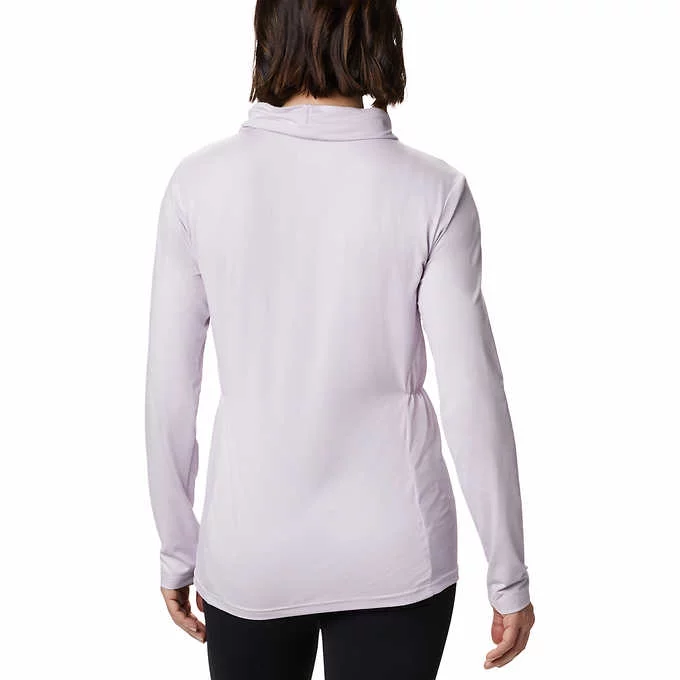Columbia Ladies' Omni-Wick Active Top Pullover Shirt, Pale Lilac Medium