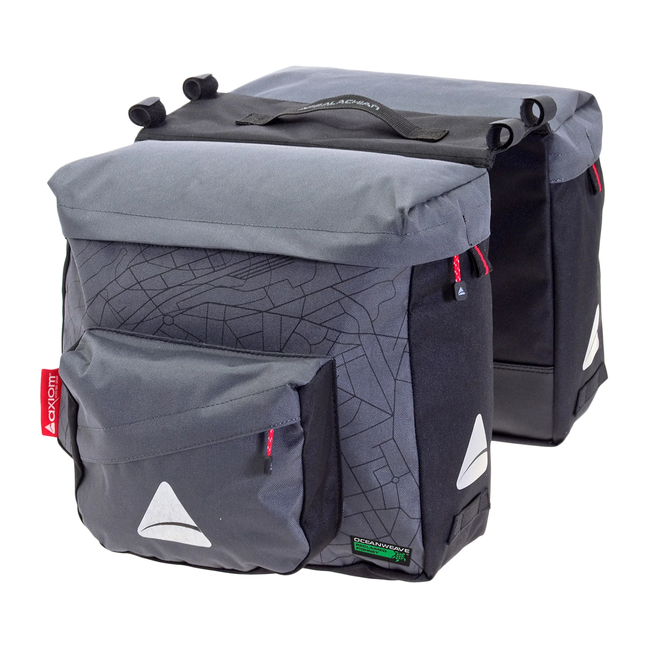 Axiom Seymour Oceanweave Twin Pannier Pannier Seymour O-weave Twin P25 Gy/bk