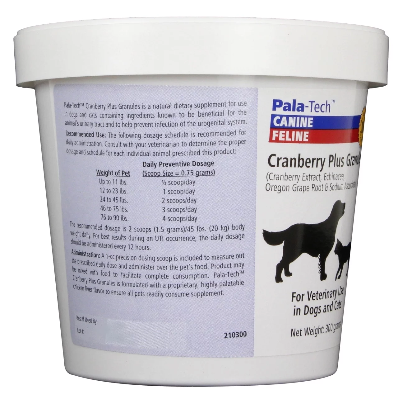 Details about Pala-Tech Cranberry Plus Granules Supplement Urinary Track Dogs & Cats 300 gr