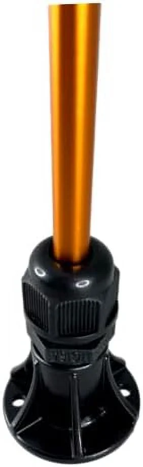 Pontoon Kayak Canoe Flag Pole Lock Socket Base Red Triangle Flag 48