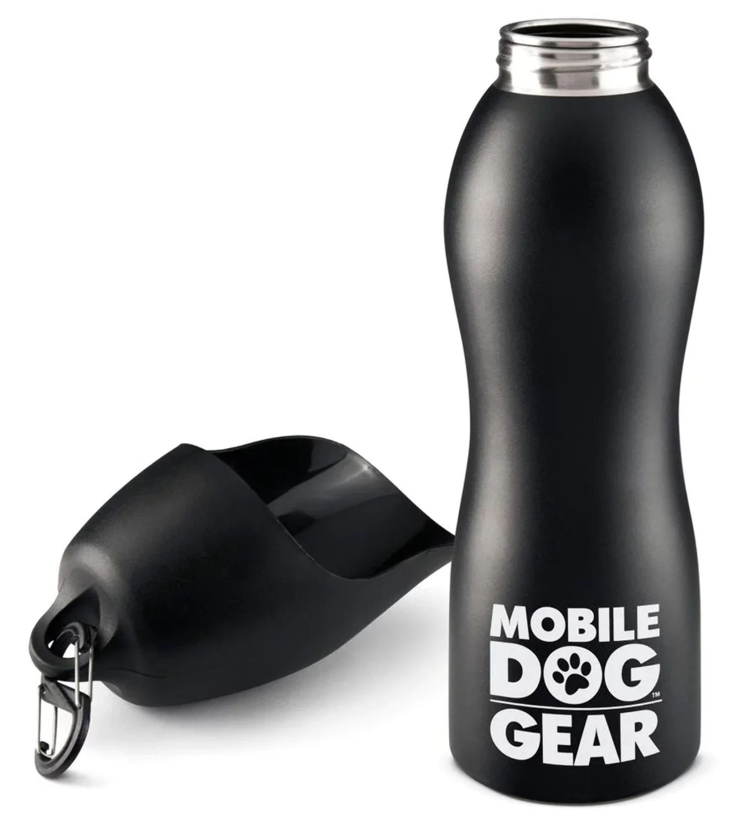 Mobile Dog Gear, Stainless Steel Dog Water Bottle for Medium to Large Dogs, 25 Ounces