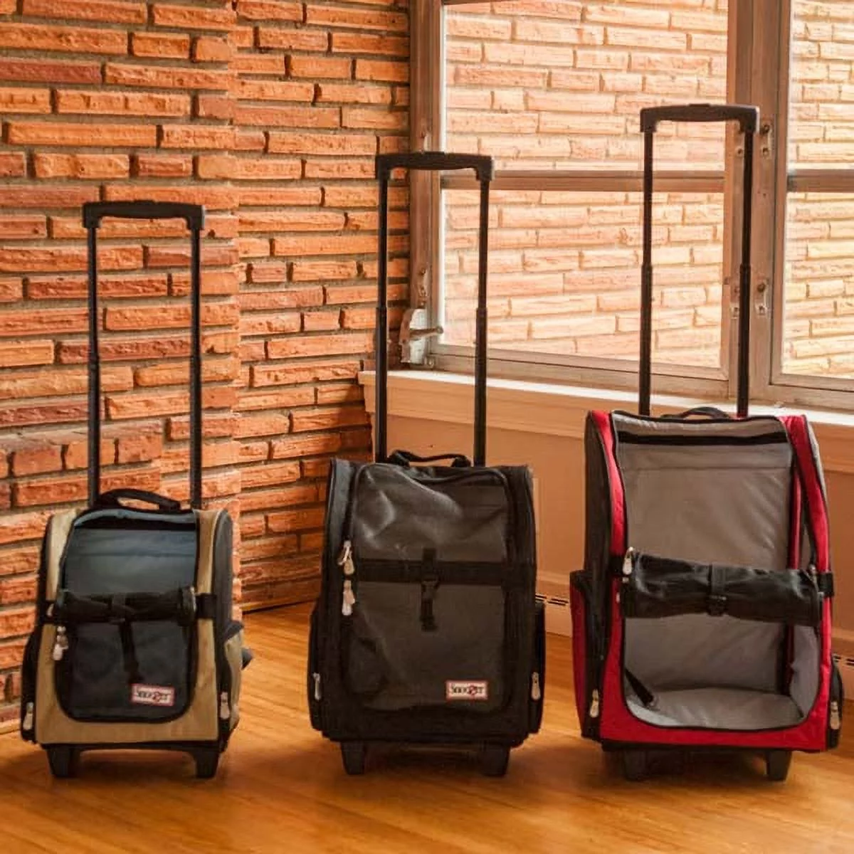 Snoozer Roll Around Travel Dog Carrier Backpack 4-in-1