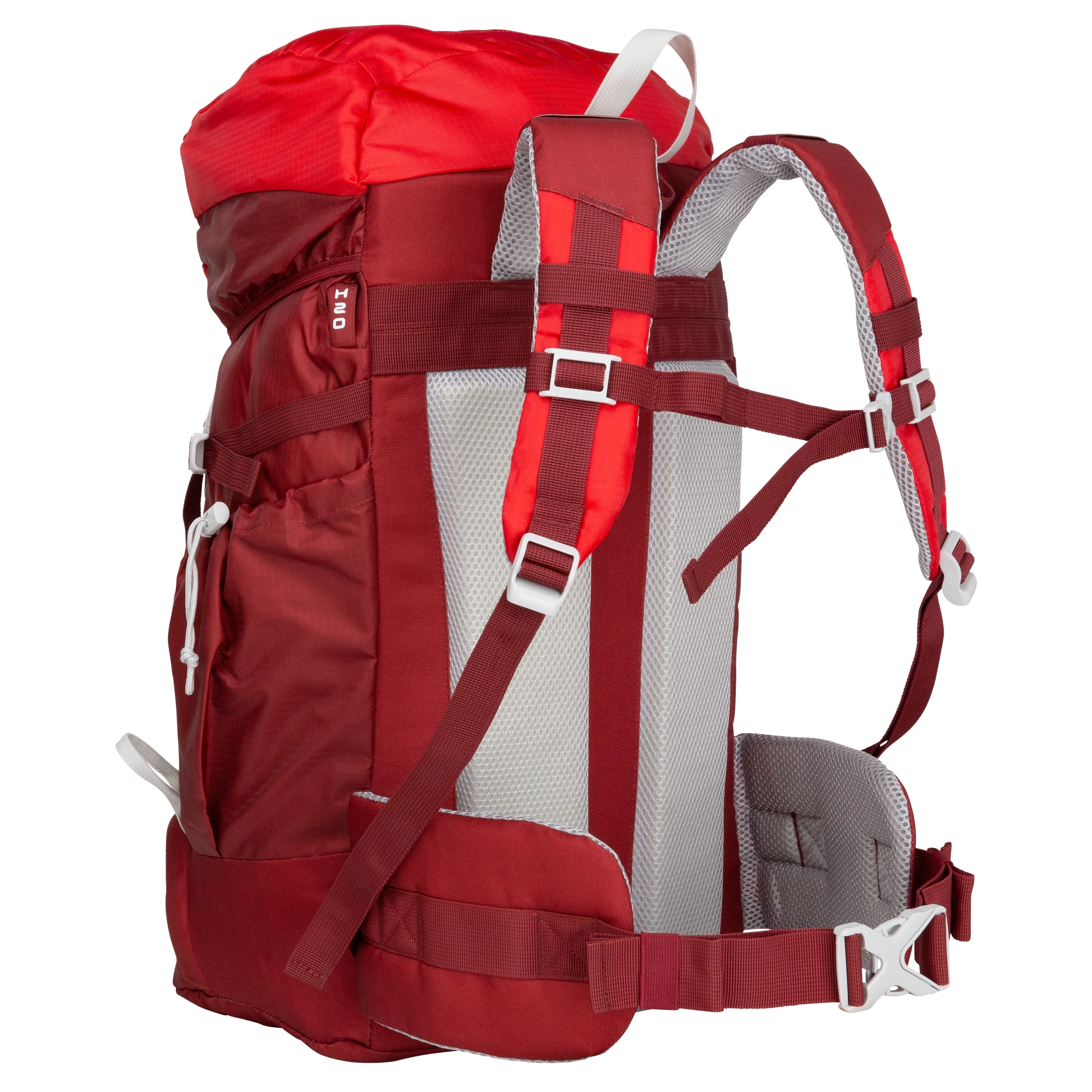 Ozark Trail 47 L Hydration Compatible, Hiking, Camping, Travel Backpack, Red, Unisex