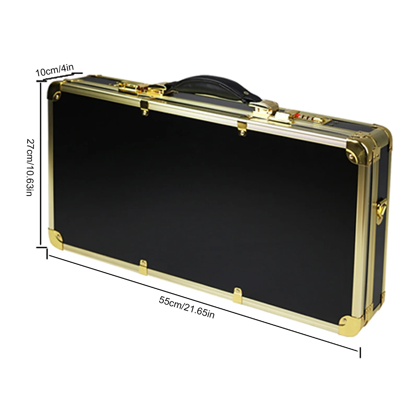 Anqidi Portable Professional Barber Case, Stylist Tool Organizer Box, Hair Cutting Grooming Kit, Aluminum Storage Case