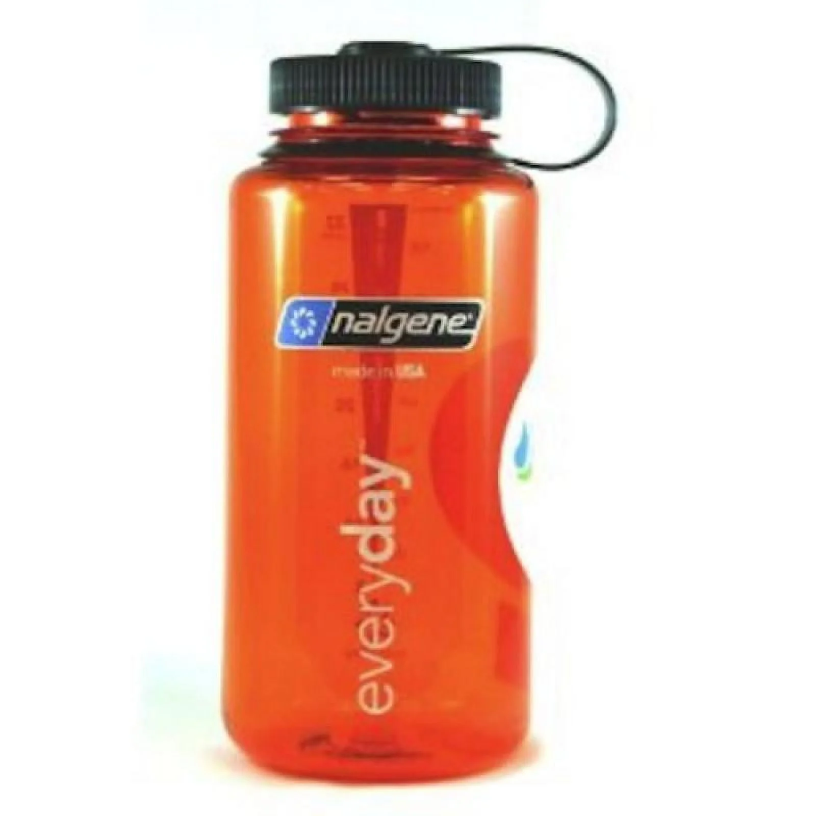 Nalgene Wide Mouth Bottle - 32 oz., Orange w/ Black Cap