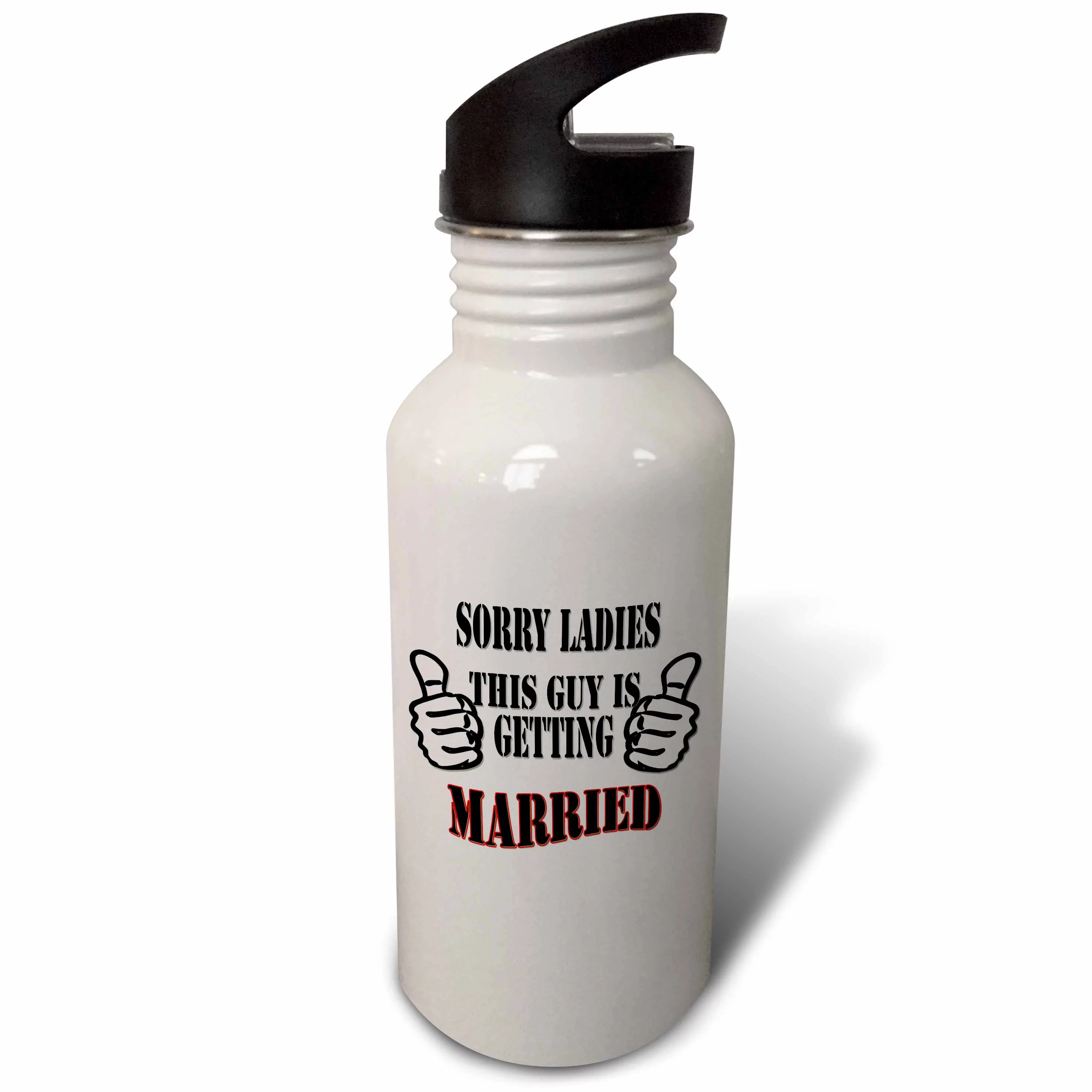 Sorry ladies, this guy is getting married. Funny quotes. Popular image 21 oz Sports Water Bottle wb-218123-1