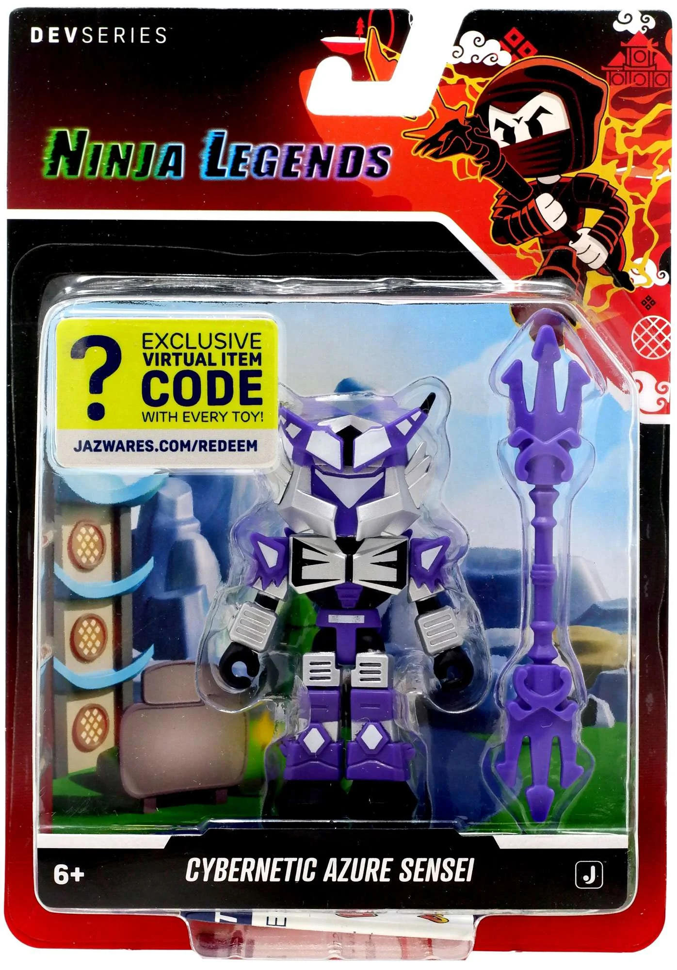 Roblox Ninja Legends Cybernetic Azure Sensei Action Figure