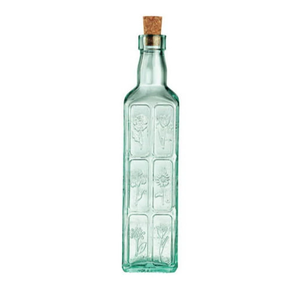 Bormioli Rocco 17oz Fiori Glass Olive Oil Bottle