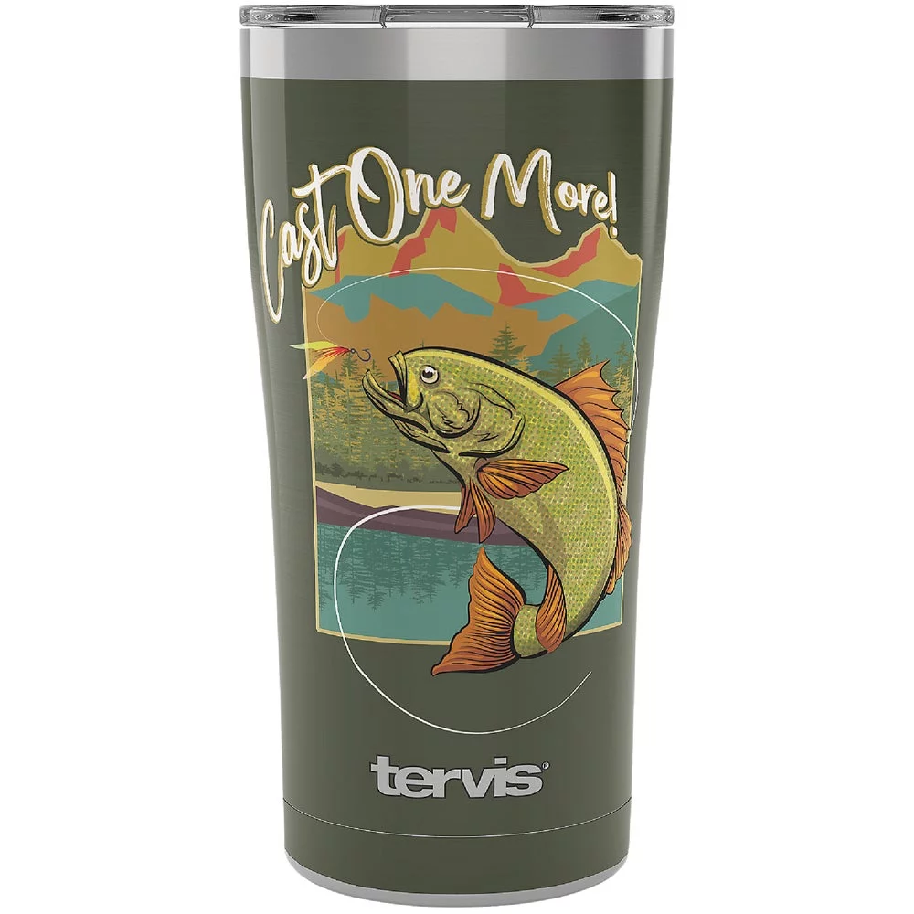 1 PK, Tervis 18193355309061-Tervis Cast One More 20 Oz. Stainless Steel Tumbler with Slider Lid
