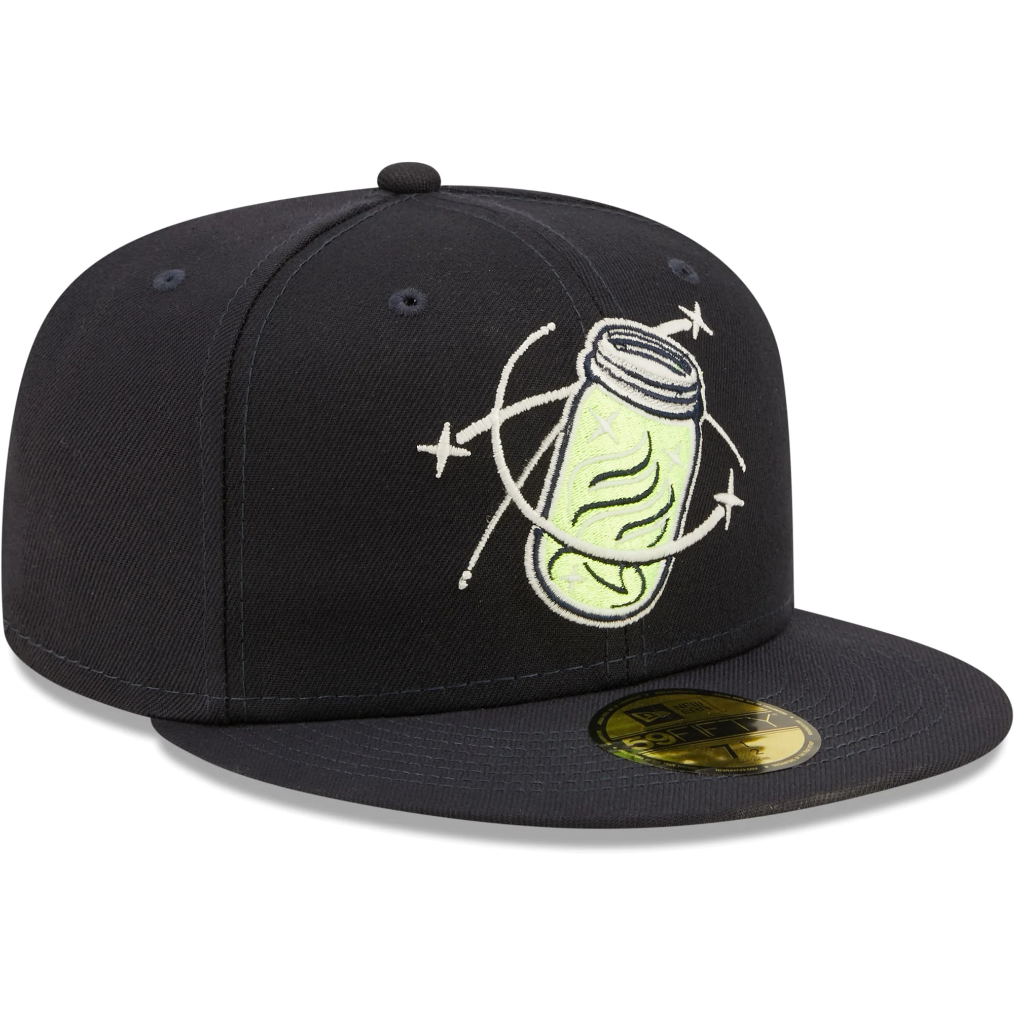 Men's New Era Navy Columbia Fireflies Authentic Collection Team Alternate 59FIFTY Fitted Hat