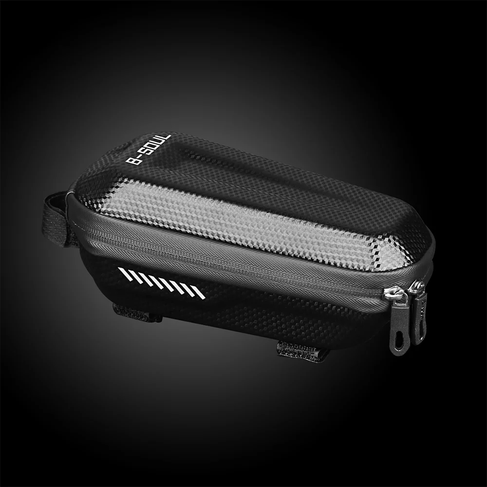 Carevas Tube Bag MTB Road Cycling Rainproof Bike Front Beam Bag Frame Bag Pouch