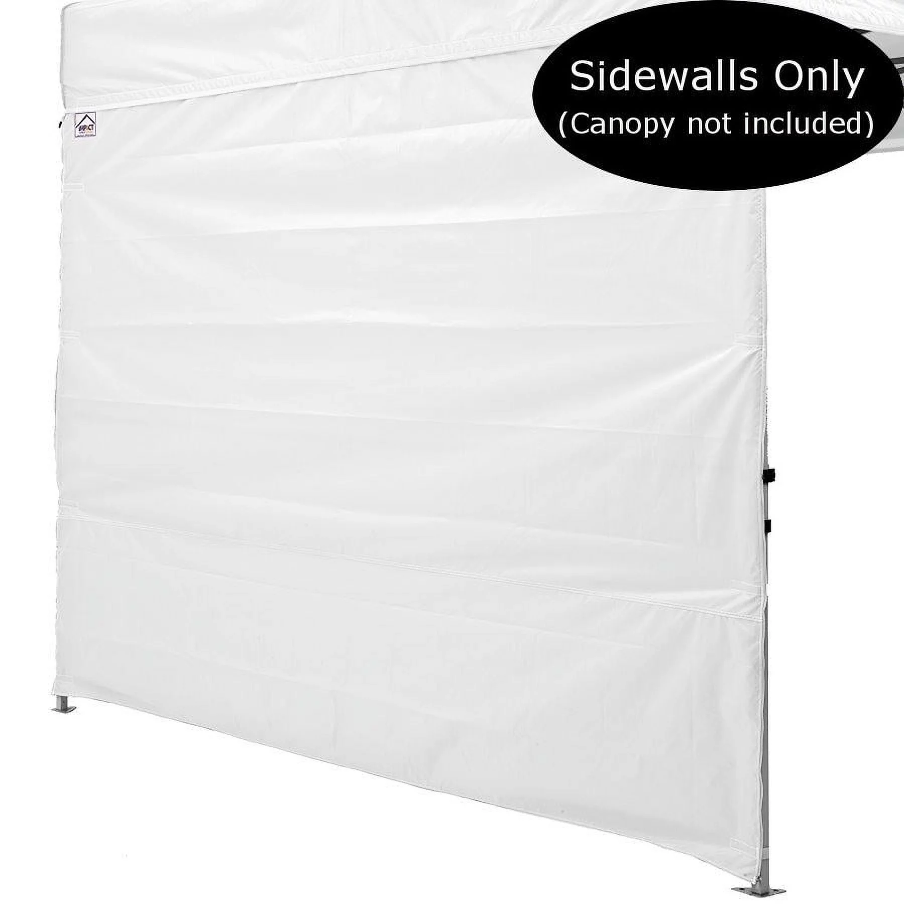 Impact Canopy 10 Foot Canopy Tent Wall, 1 Wall ONLY, 10' Canopy Sidewall, White
