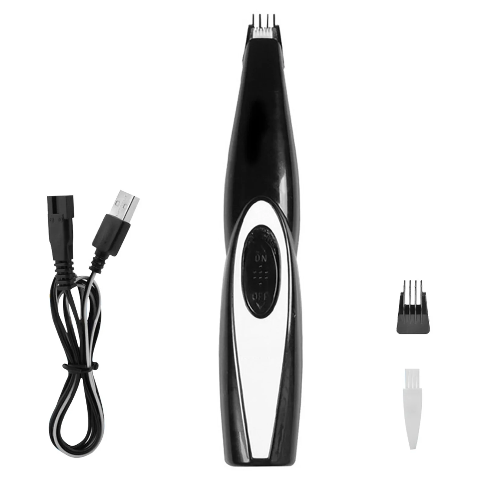 Pets Dog Cat Electric Clipper Dog Grooming Kit Dog Trimmer for Small Dogs Cats USB Rechargeable Low Noise Powerful Motor for Hair Small Area Paws Eyes Face Ears Feet